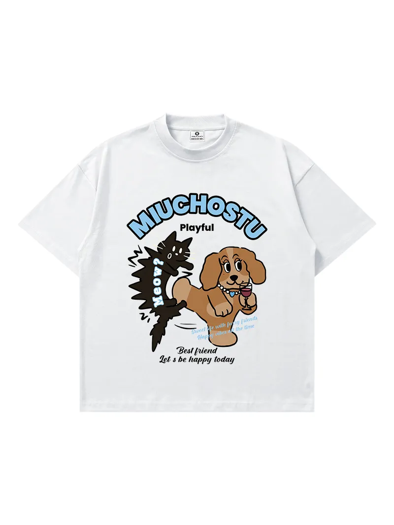 Áo thun boxy streetwear hình cún Miucho 3192_thumbnail_8
