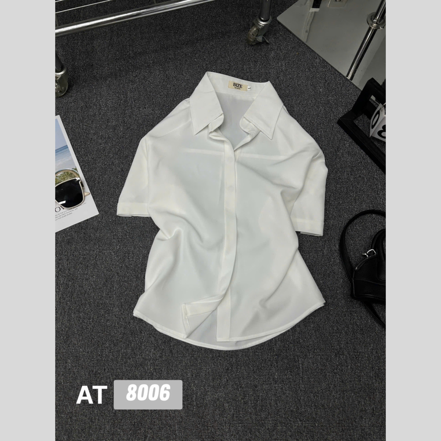 Áo sơ mi tay ngắn kiểu basic bigsize AT8006 dành cho nàng béo mập từ 55-90kg_thumbnail_11