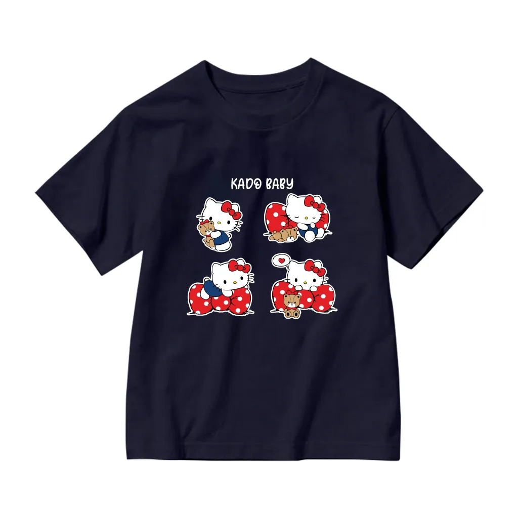 Áo thun kid form rộng Kado chất vải cotton dày dặn thoáng mát thoải mái Hello Kittie 2886_thumbnail_10