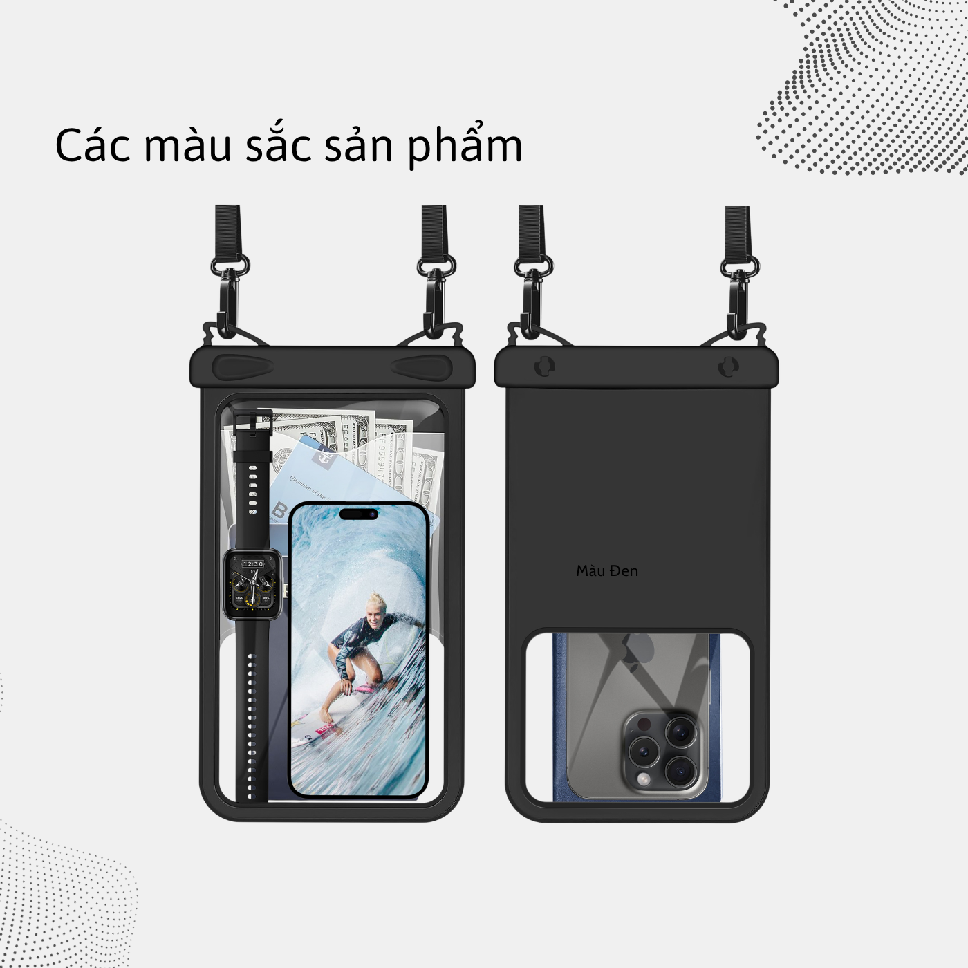 T-ECO SHOP Túi Chống Nước Điện Thoại 8.9 inch Full Màn – Chụp Ảnh, Quay Video Dưới Nước, Đi Biển Bơi Lội_thumbnail_5