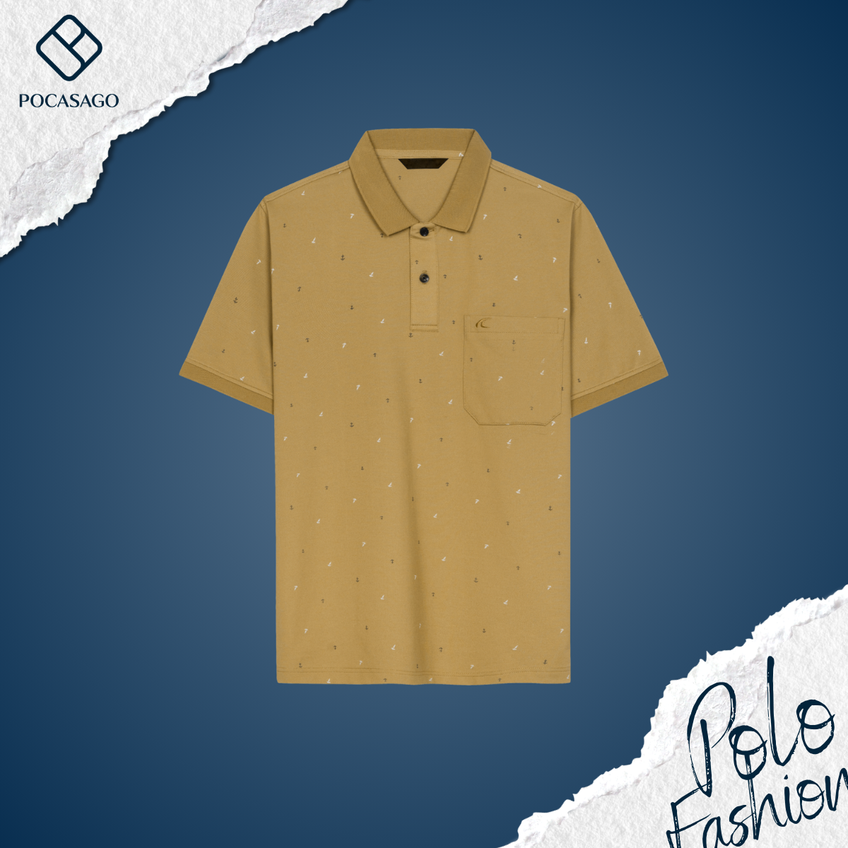 Áo Polo nam họa tiết mỏ neo phối túi ngực_thumbnail_15