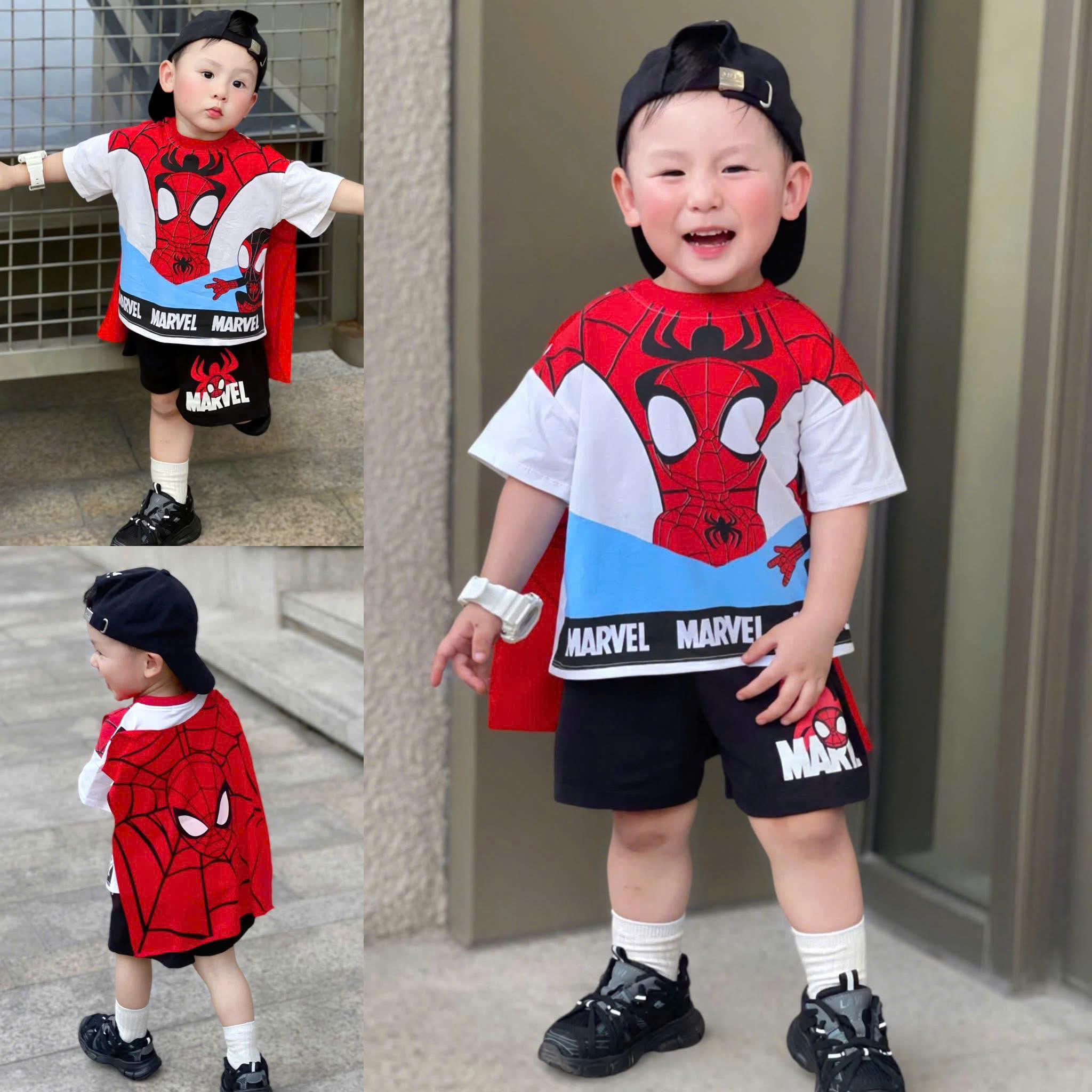 H07 BỘ CỘC NHỆN ĐỎ CÓ ÁO CHOÀNG PHÍA SAU- A117.1690