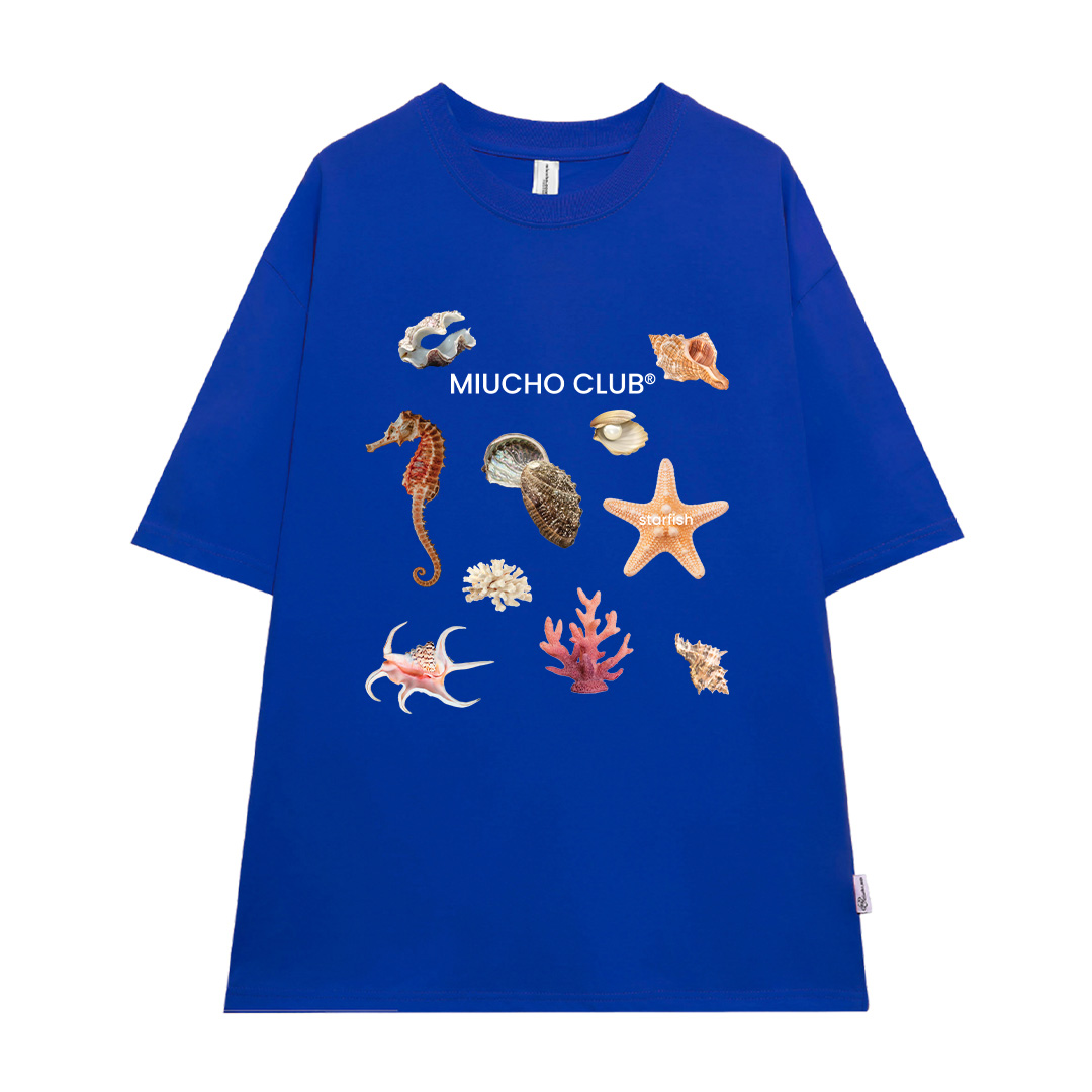 Áo thun form rộng mùa hè unisex ATD1049 Miucho cotton tay lỡ cổ tròn in mix_thumbnail_18