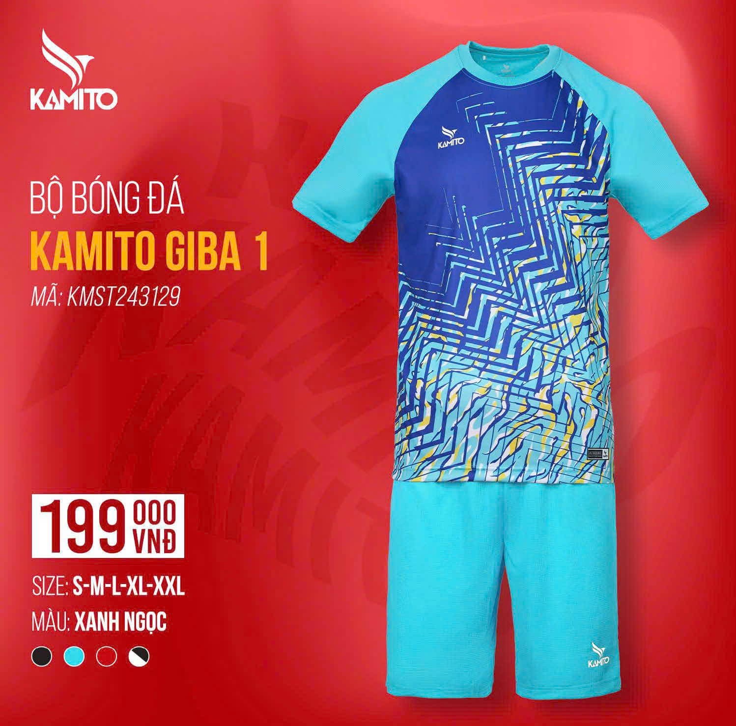 Bộ bóng đá không logo Kamito Giba 1 (chỉ nhận từ 6 bộ)_thumbnail_2