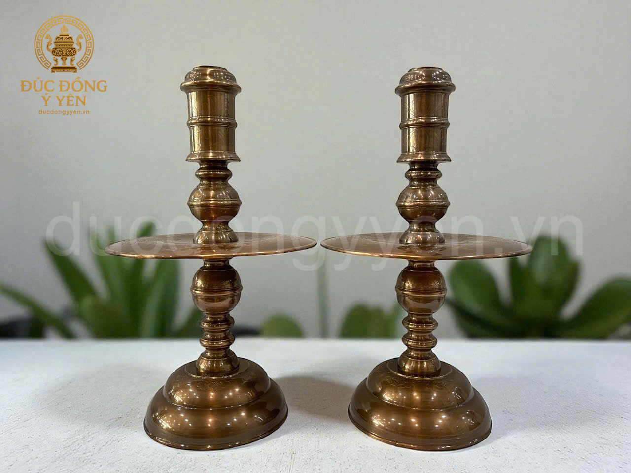 Bộ ngũ sự cao 60 cm đúc đồng đỏ  hoa văn rồng nổi_thumbnail_3