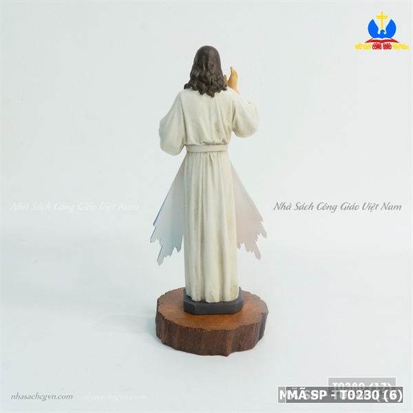 Tượng Chúa Thương xót giả cổ 25cm_thumbnail_3