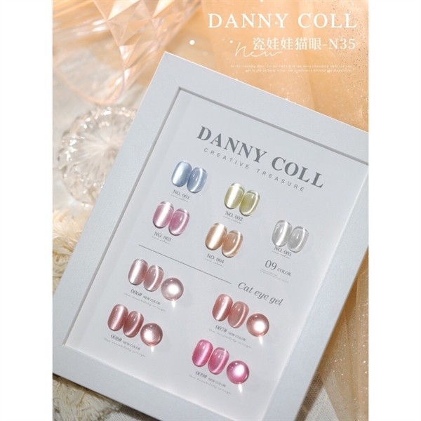 Set sơn gel - Mắt mèo - 9 màu - DANNY COLL