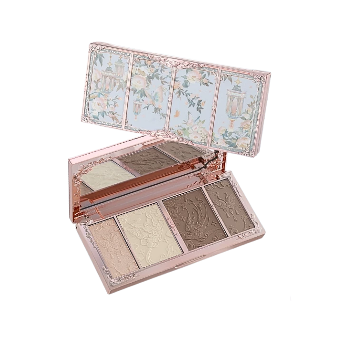 [FLOWER KNOWS] Bảng phấn tạo khối & bắt sáng Flower Knows Butterfly Cloud Collar Collection 16g