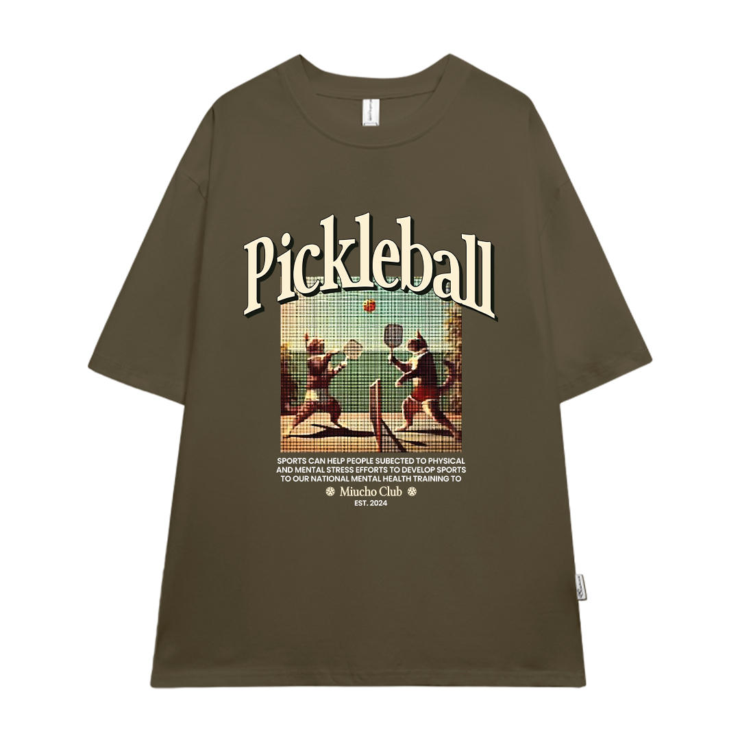 Áo thun nữ form rộng PICKLEBALL ATD1598 Miucho vải cotton 4 chiều thoáng mát cổ tròn in mix_thumbnail_18