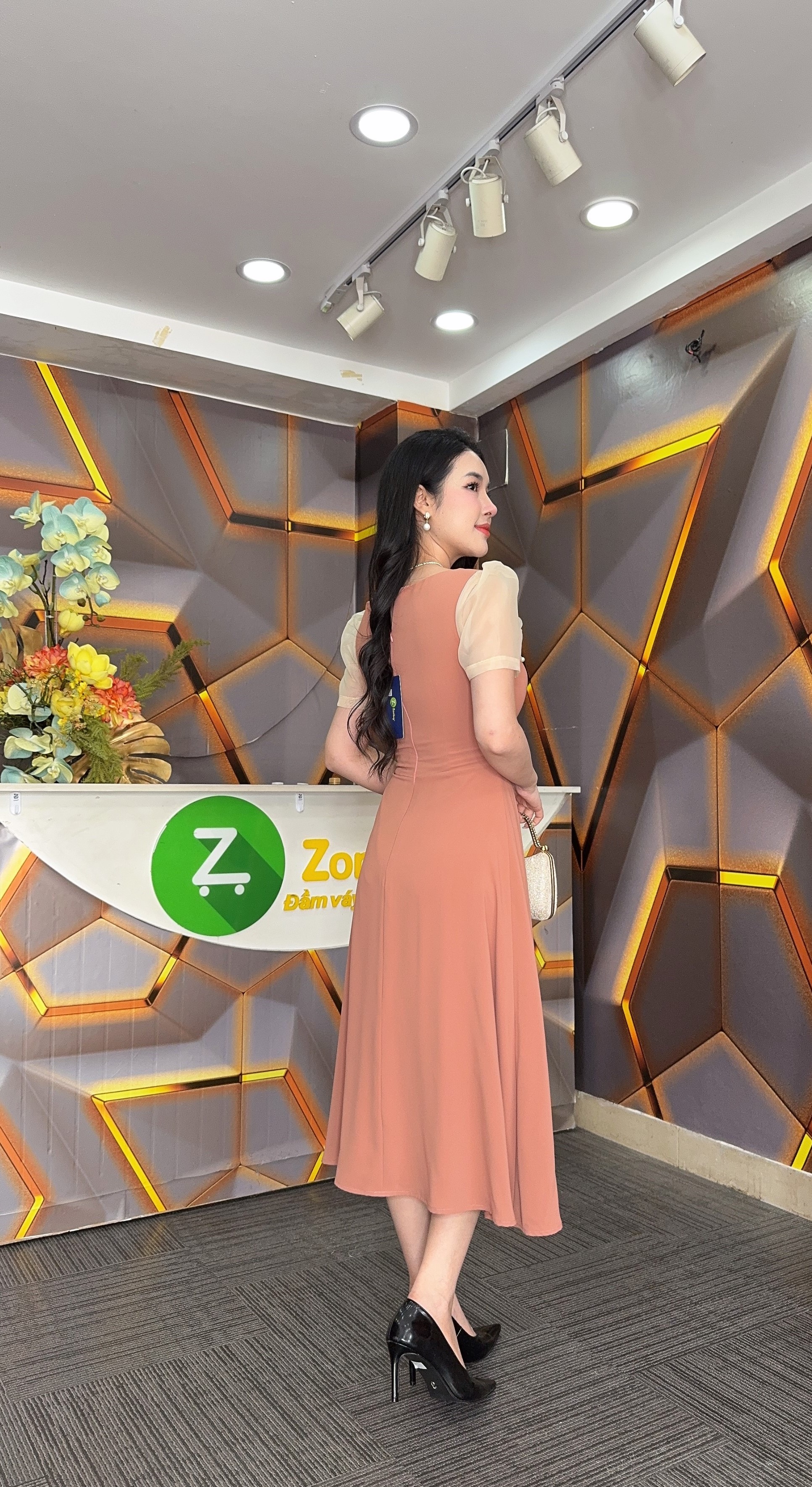Đầm xòe - Y1907 - Thương hiệu Zonbig_thumbnail_5