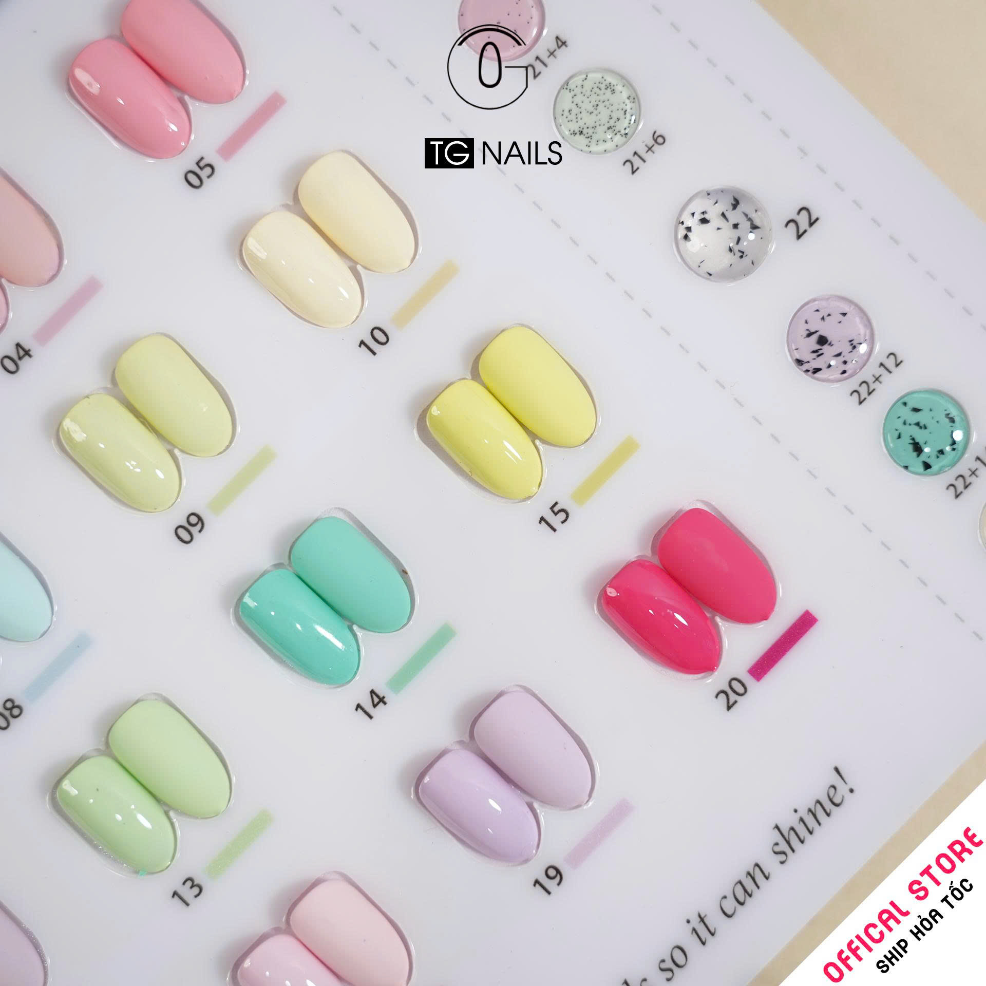 Sơn móng gel TG. Dung tích: 15ml/ lọ. Nhãn hàng TG nail._thumbnail_6