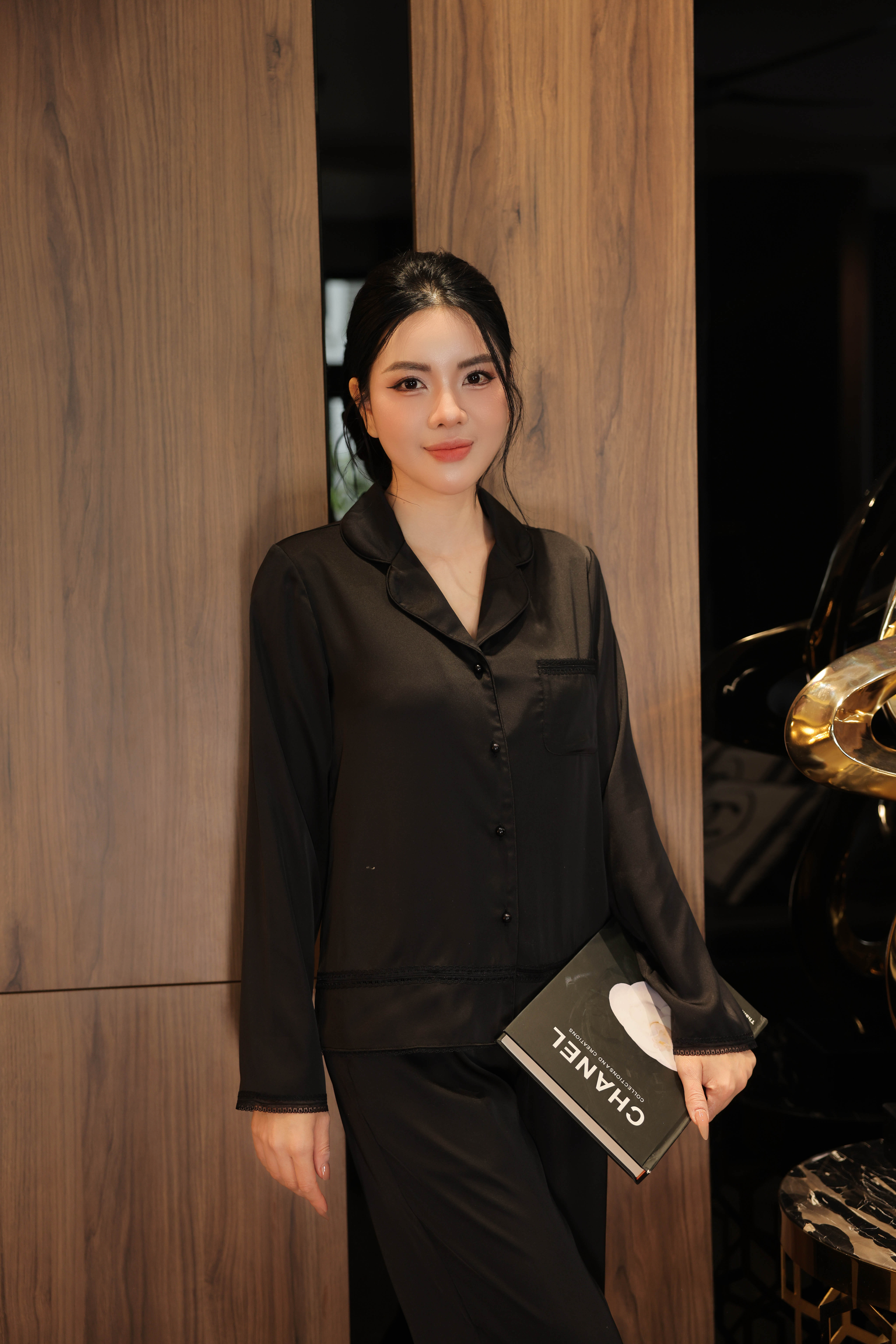 Bộ Lụa Áo Dài Tay, Quần Dài BN649_thumbnail_8