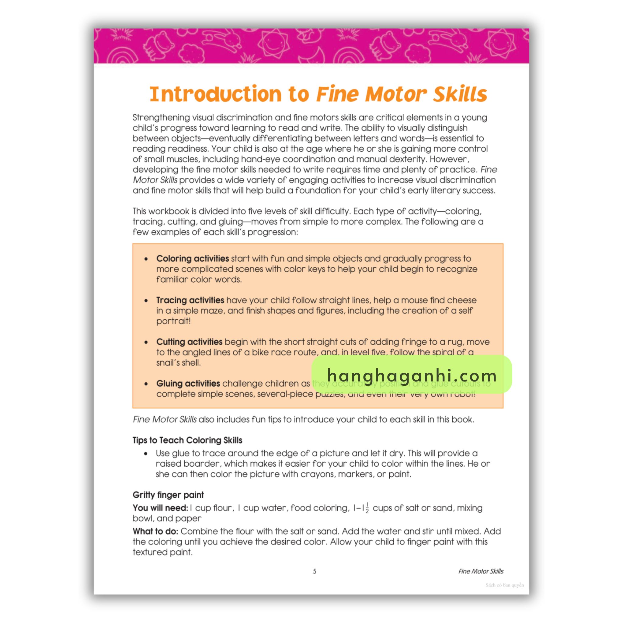 Spectrum 3+ Fine Motor Skills Basic Beginnings, sách Mỹ cho bé_thumbnail_2