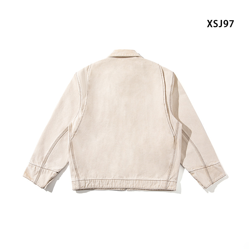 Áo khoác công sở Detroit phong cách Mỹ retro nam phong cách mùa thu phong cách retro Nhật Bảncleanfitáo sơ mi và áo khoác nam