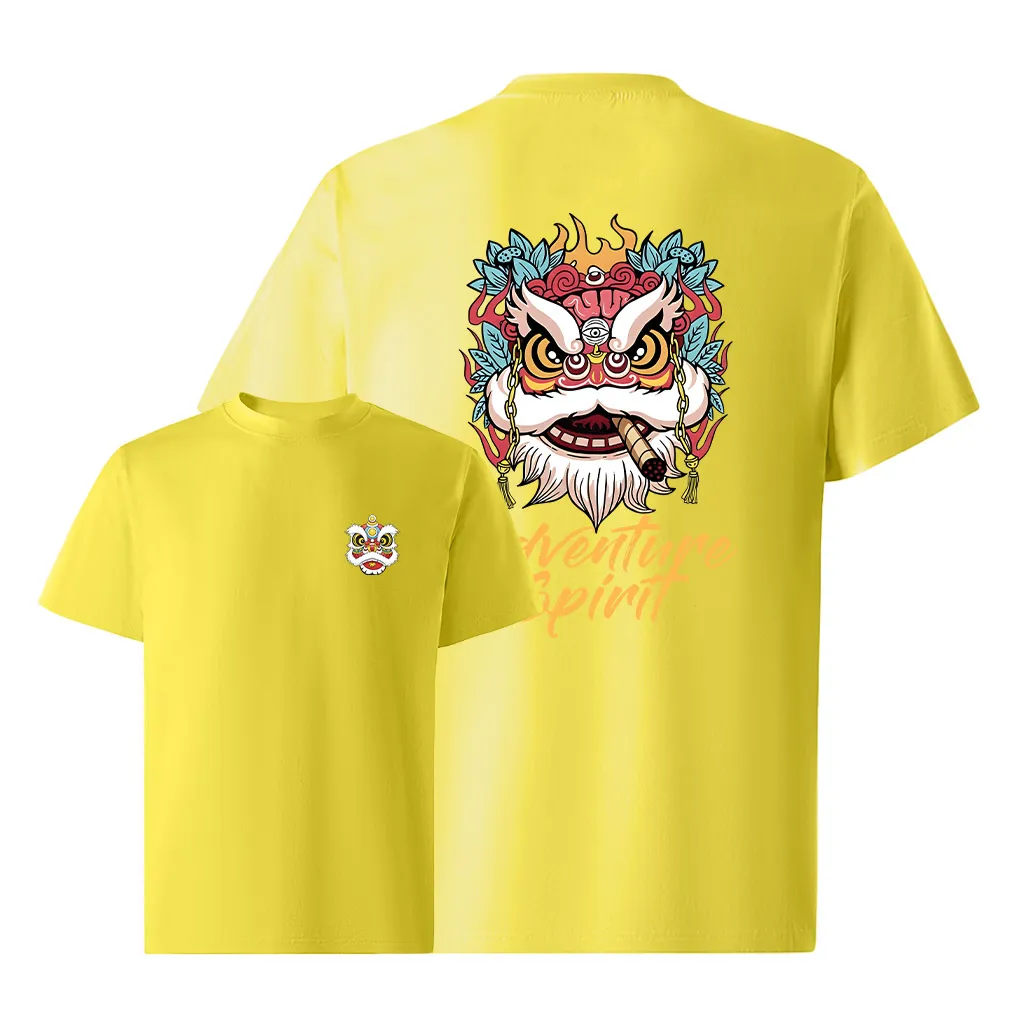 Áo thun nam form rộng Miucho Iconic thoáng mát trẻ trung Kỳ Lân in mix 2962_thumbnail_10