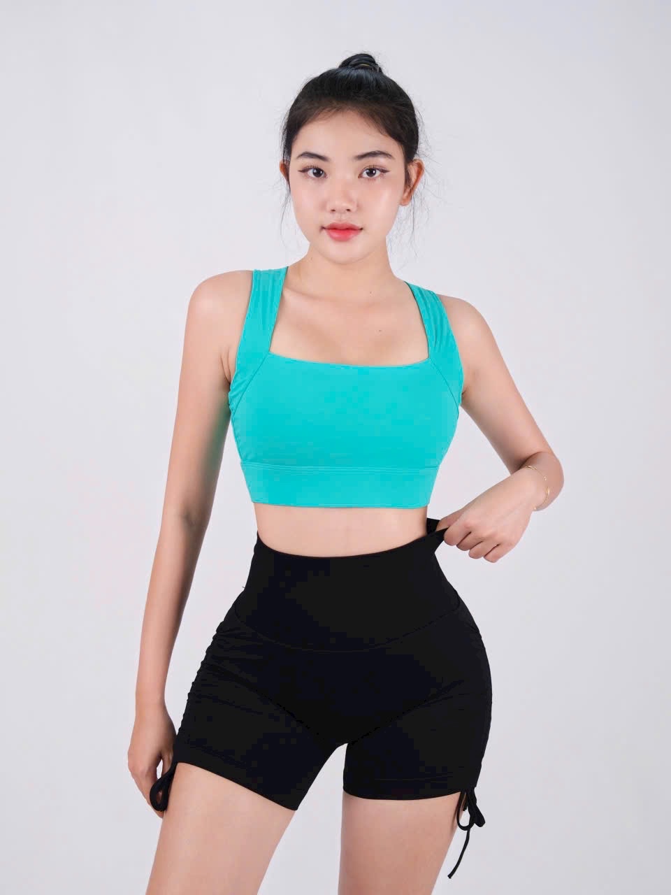 Áo Lót Thể Thao Tập Gym Yoga Nữ Yumiisport Áo Bra Cổ Vuông Cài Khoá Sau Không Gọng Nâng Đỡ Chất Thun Lạnh Co Dãn Sẵn Mút_thumbnail_5
