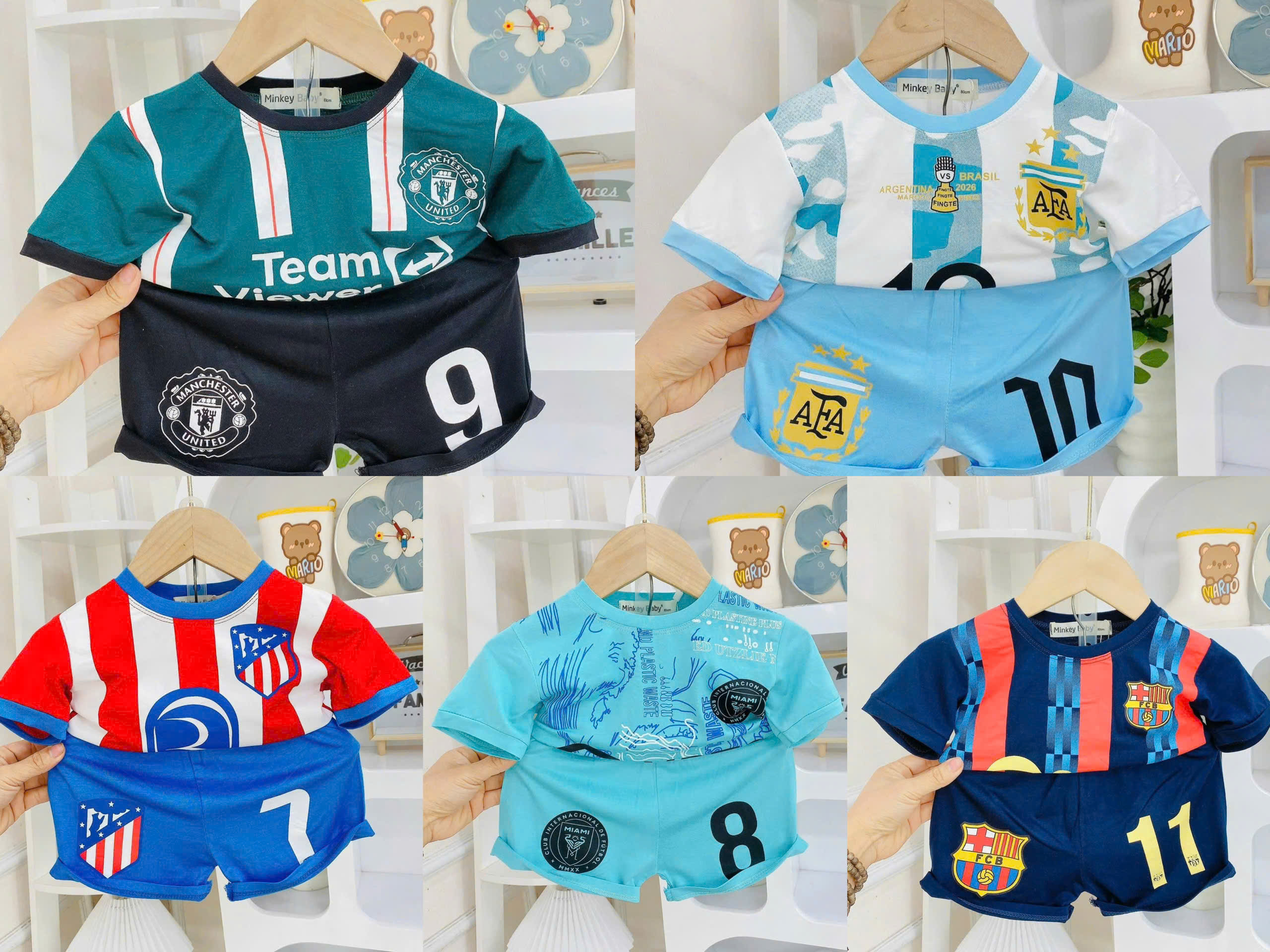 E51 BỘ CỘC MINKEY BÓNG ĐÁ MÃ 4- A003.137