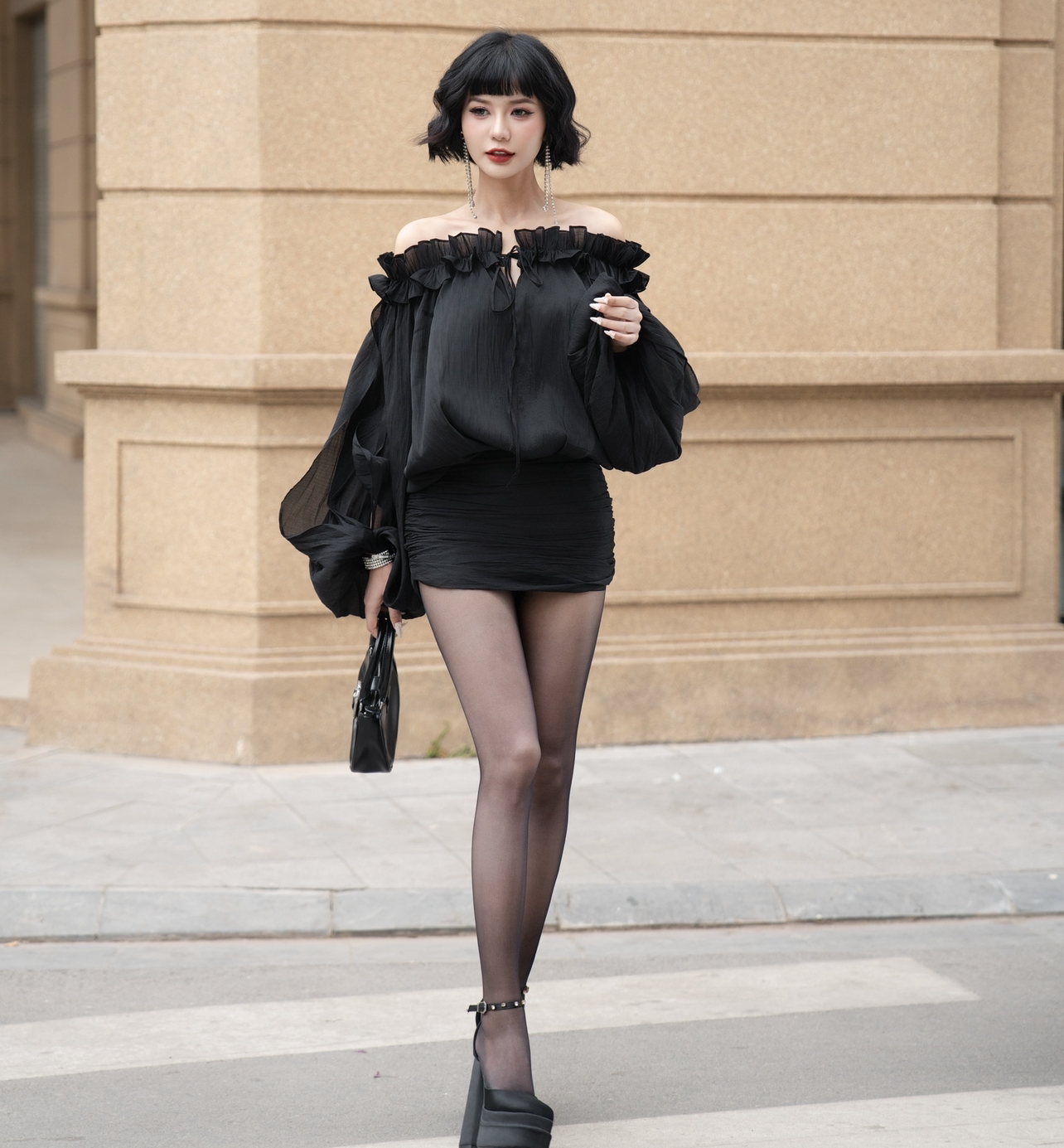 Váy voan phồng trễ vai_thumbnail_0