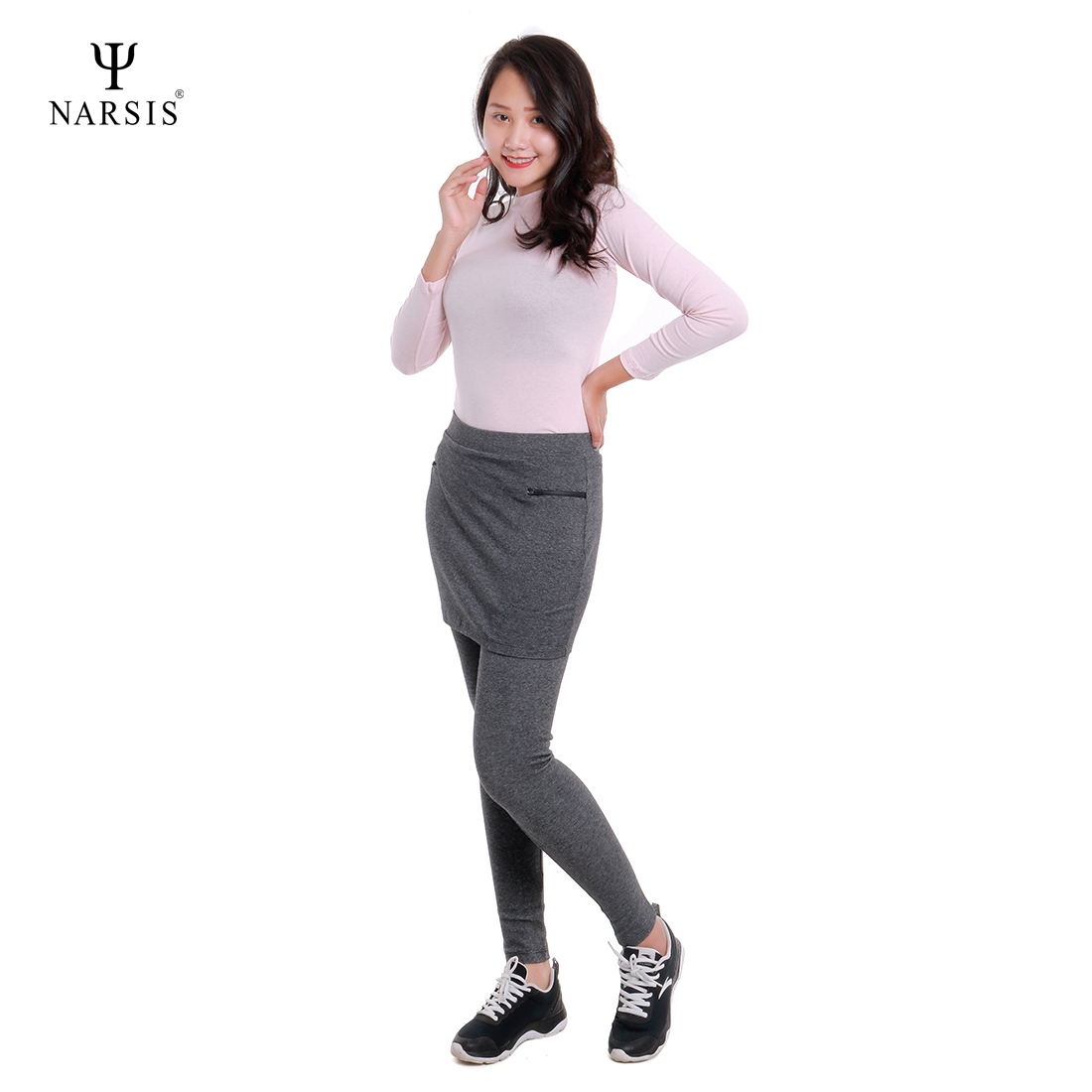 QUẦN DÀI NỮ P6050 NARSIS CHẤT LIỆU THOÁNG MÁT, DỄ CHỊU, THOẢI MÁI CẢ NGÀY, DỄ VẬN ĐỘNG_thumbnail_2