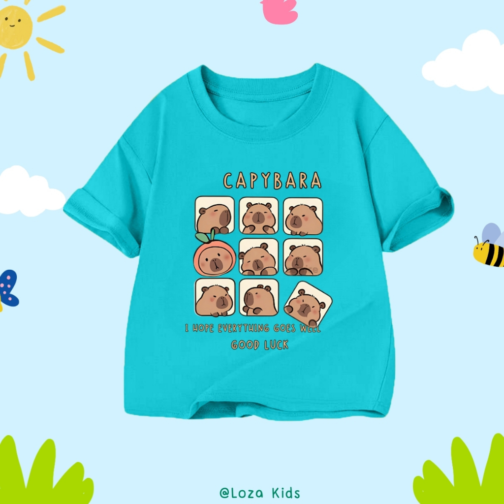 Áo phông cho bé in hình CapyBara nhiều mẫu - Loza Kids  AT024_thumbnail_1