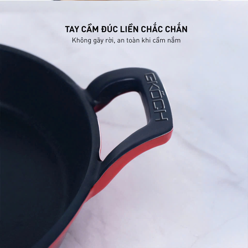Chảo Gang Men Nhám Cao Cấp GKÖCH 24cm_thumbnail_4