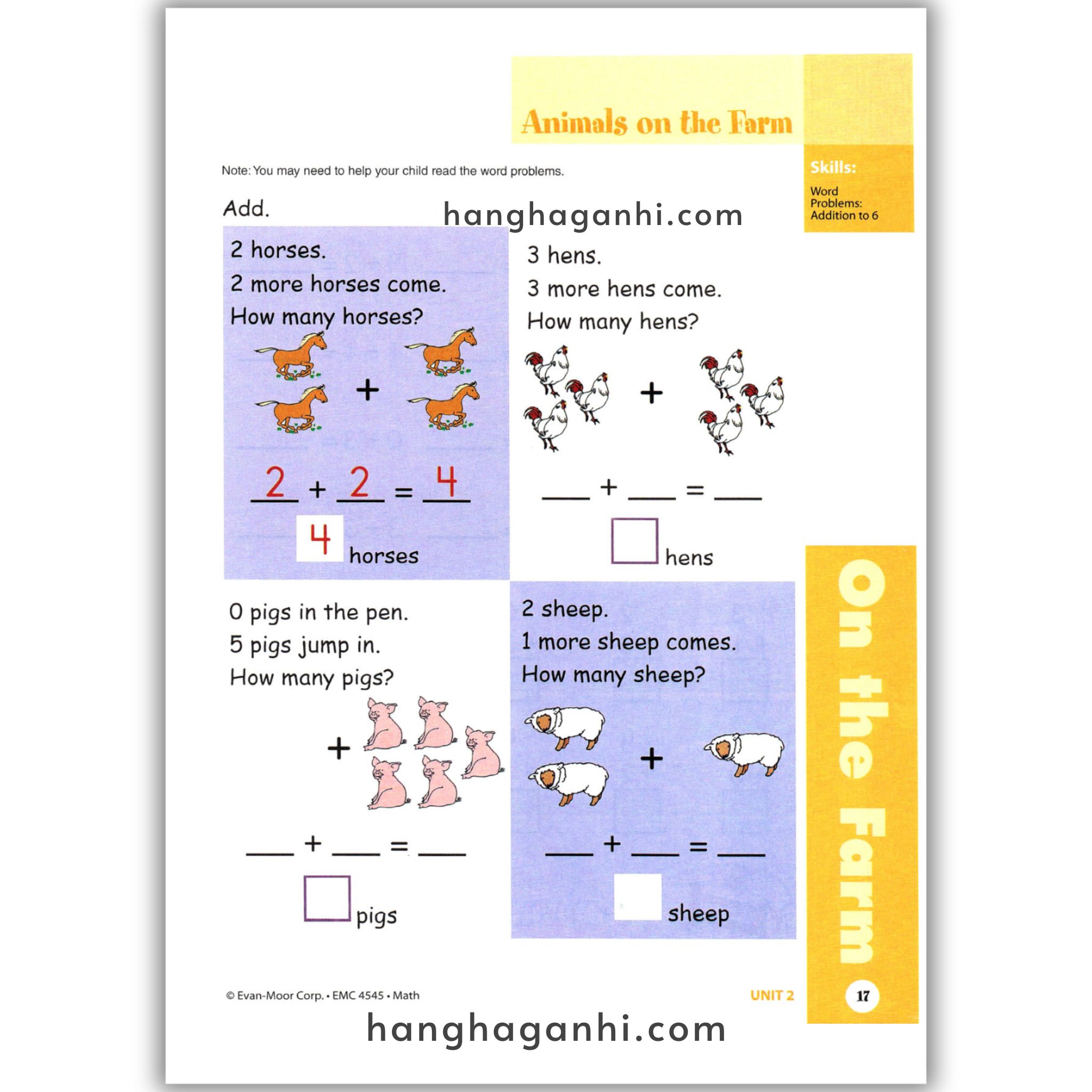 Skill Sharpeners Math Grade 1, Sách Toán Mỹ Evan Moor cho học sinh lớp 1_thumbnail_11
