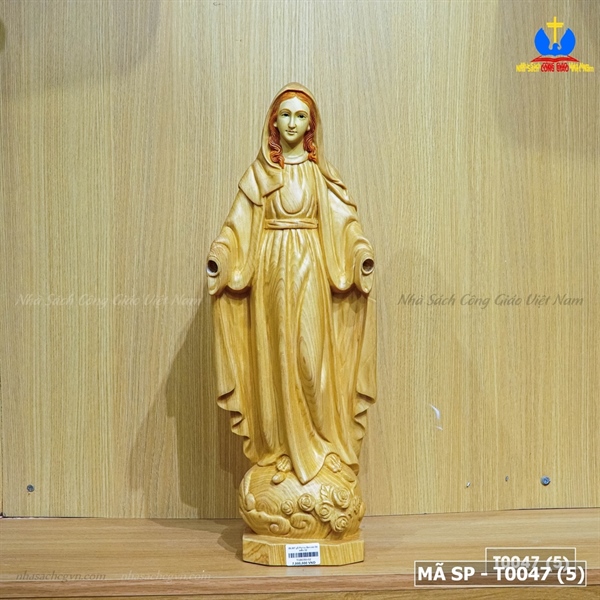 Bộ bàn thờ gỗ Pơmu Ban ơn tượng 50cm mẫu 01_thumbnail_1