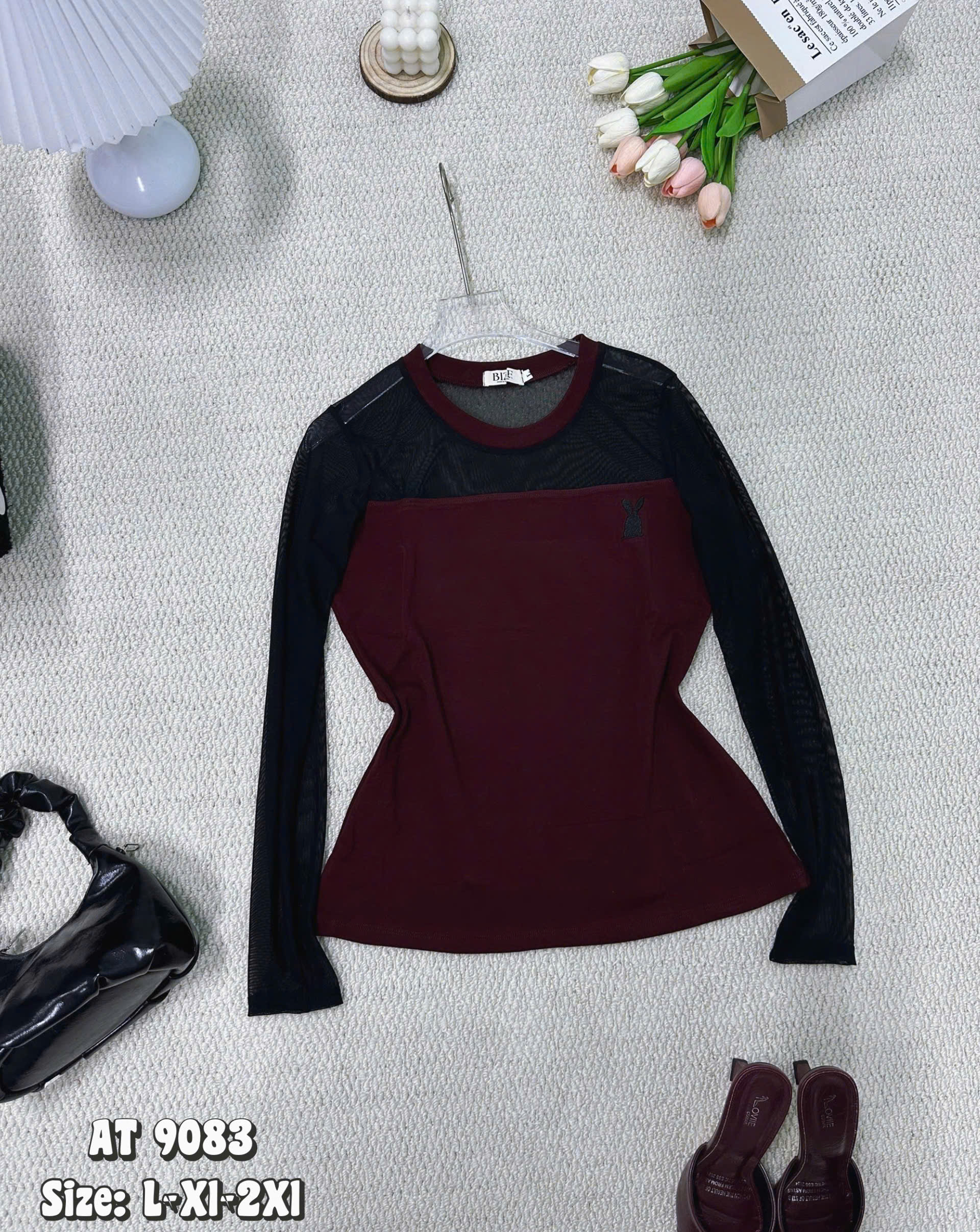 BIGSIZE - ÁO PHỐI THÊU THỎ T-AT9083_thumbnail_3