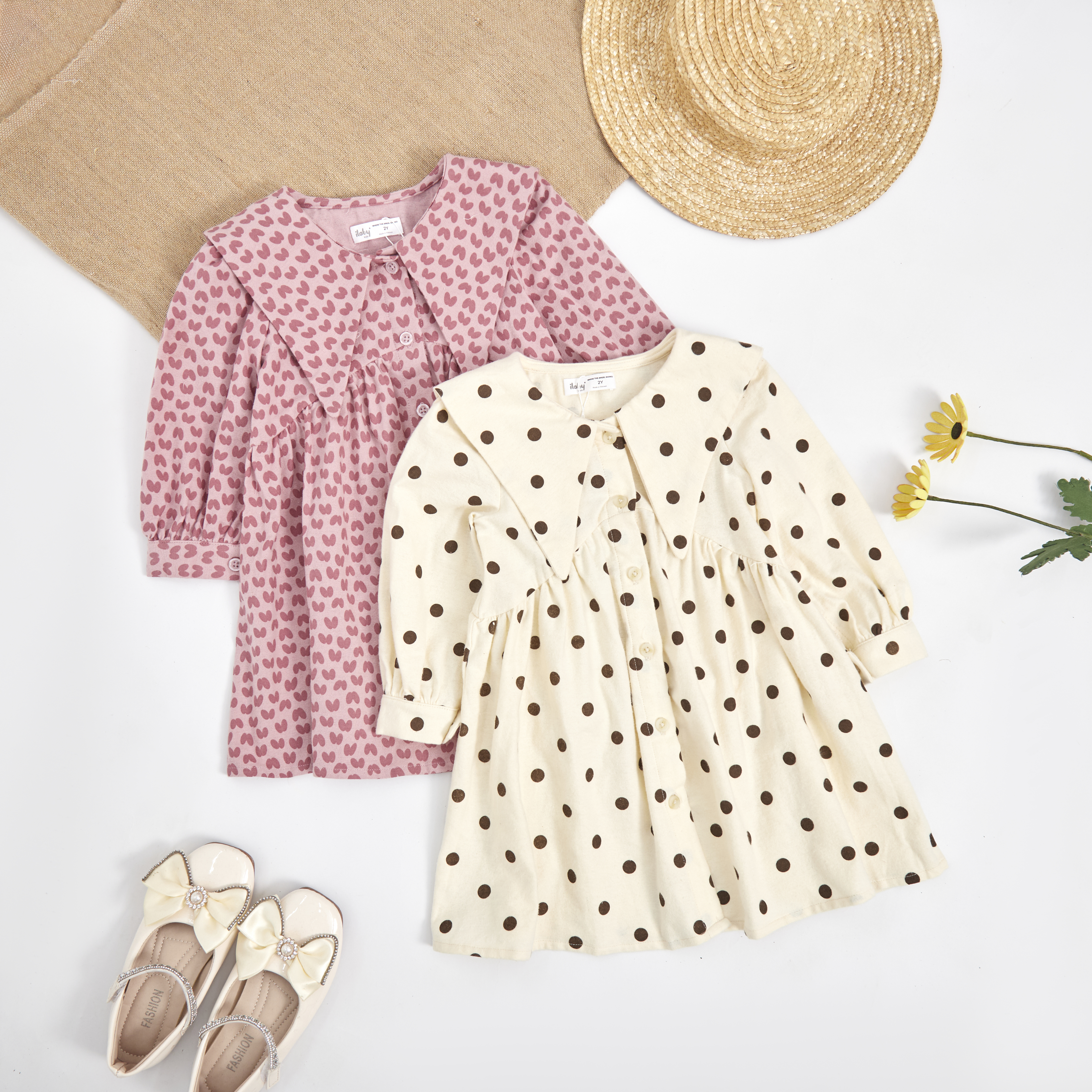 Váy hoạ tiết lá cổ kiểu_thumbnail_8