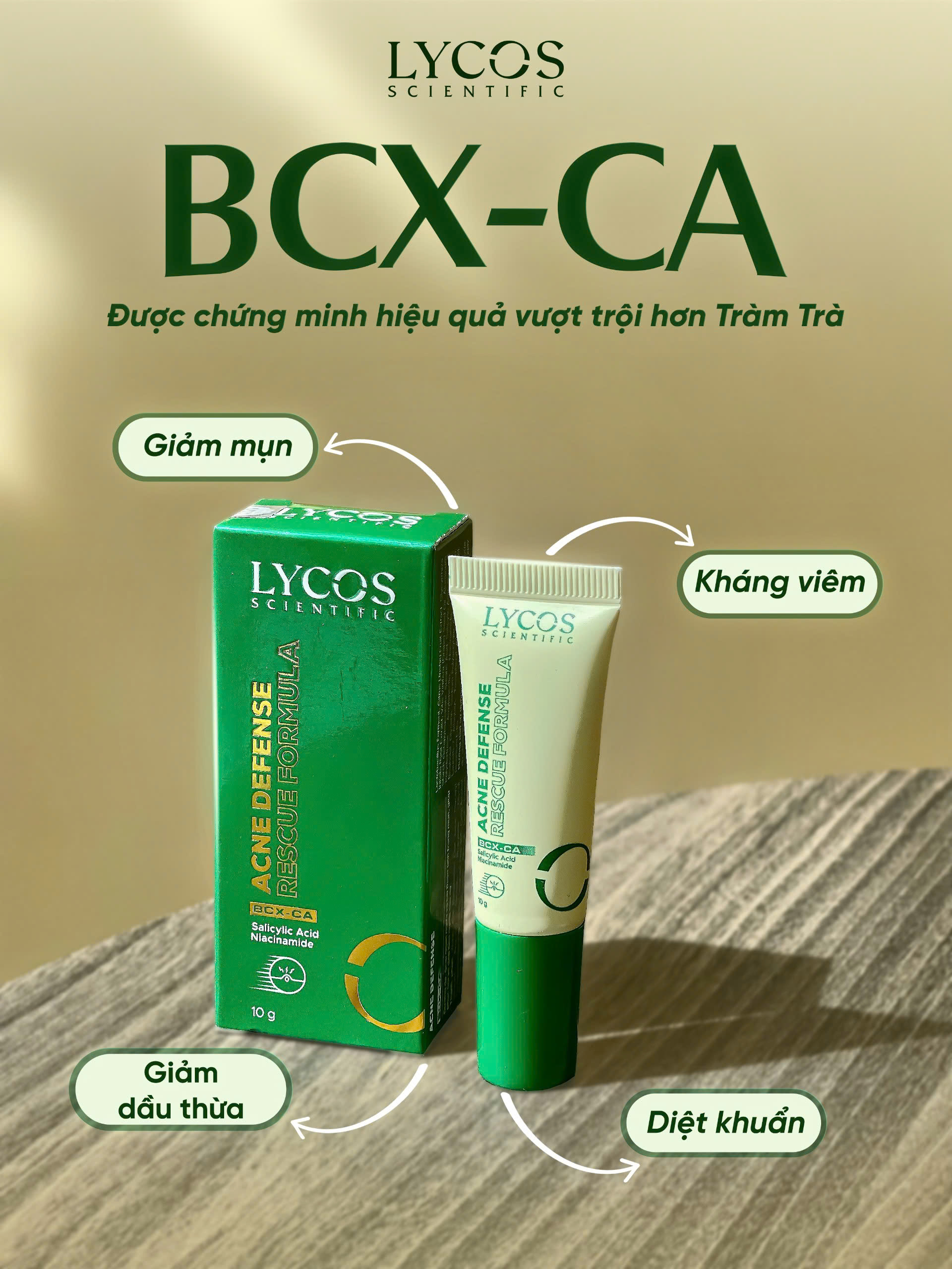 Kem Chấm Mụn LYCOS Acne Defense Rescue Formula Hỗ Trợ Làm Khô Cồi, Làm Dịu Và Chăm Sóc Vùng Da Mụn10g_thumbnail_6