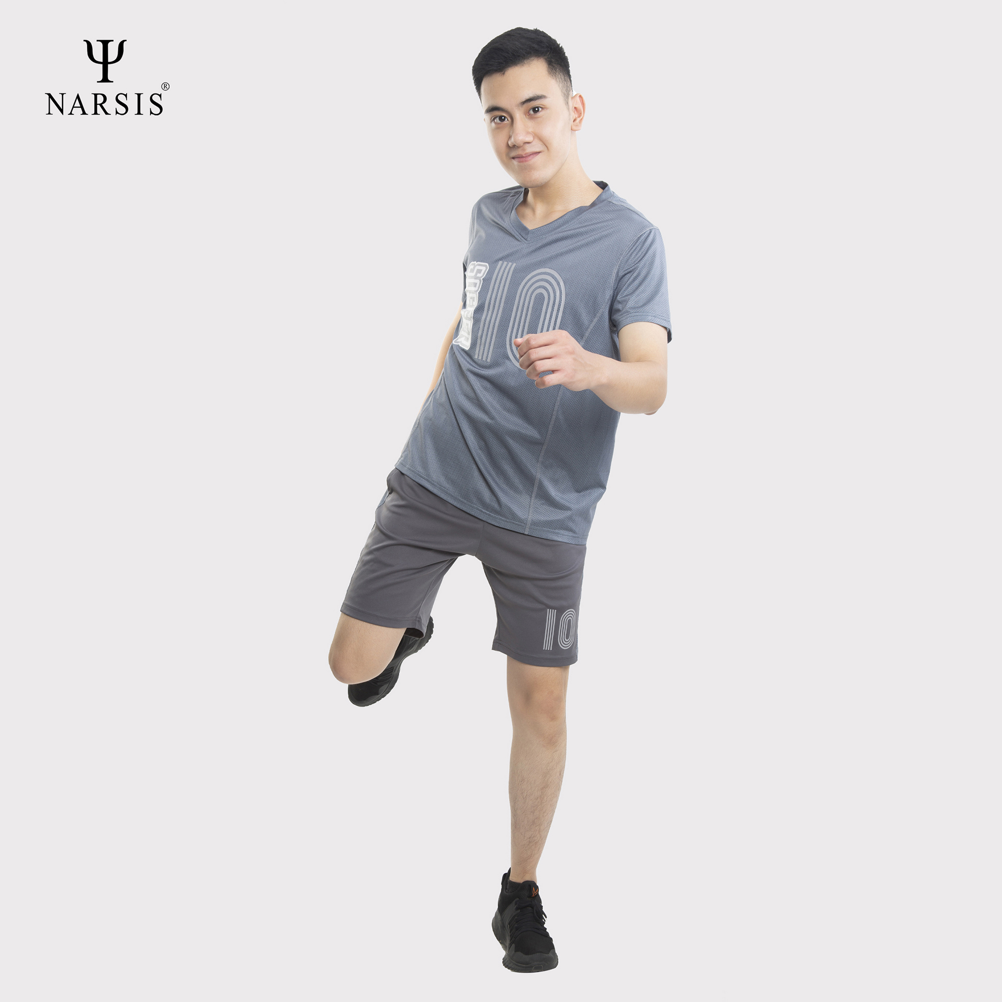 BỘ HÈ NAM E0003 NARSIS CHẤT LIỆU THOÁNG MÁT, DỄ CHỊU, THOẢI MÁI CẢ NGÀY, DỄ VẬN ĐỘNG