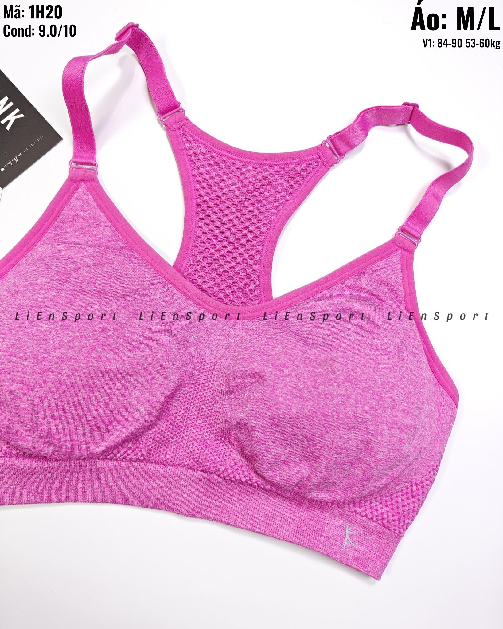 Áo bra thể thao Nữ Size M L Hồng tím Auth 2nd Lưng chữ X thoáng khí Co giãn tốt Thấm hút mồ hôi Dây vai điều chỉnh Phù hợp gym yoga chạy bộ Mã:1H20_thumbnail_2