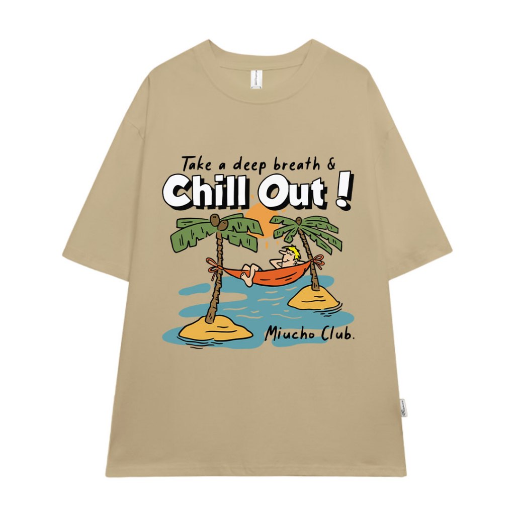 Áo thun nam form rộng ATD1145 Miucho Man tay ngắn thoáng mát cổ tròn in mix BST hè biển_thumbnail_10