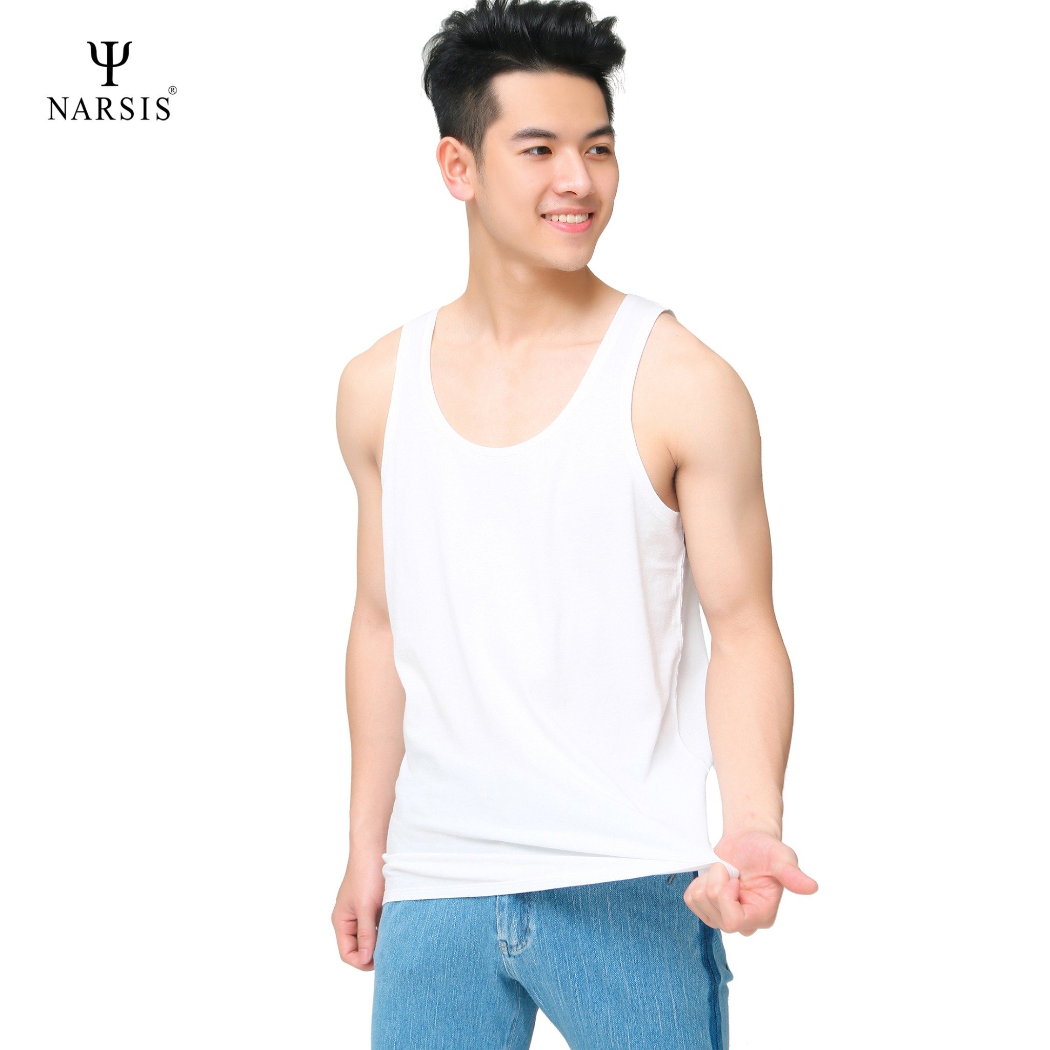 ÁO MAY Ô NAM D0009A NARSIS VẢI COTTON MỀM MẠI, CO GIÃN TỐT, VẢI THOẢI MÁI VẬN ĐỘNG, HÚT ẨM TỐT