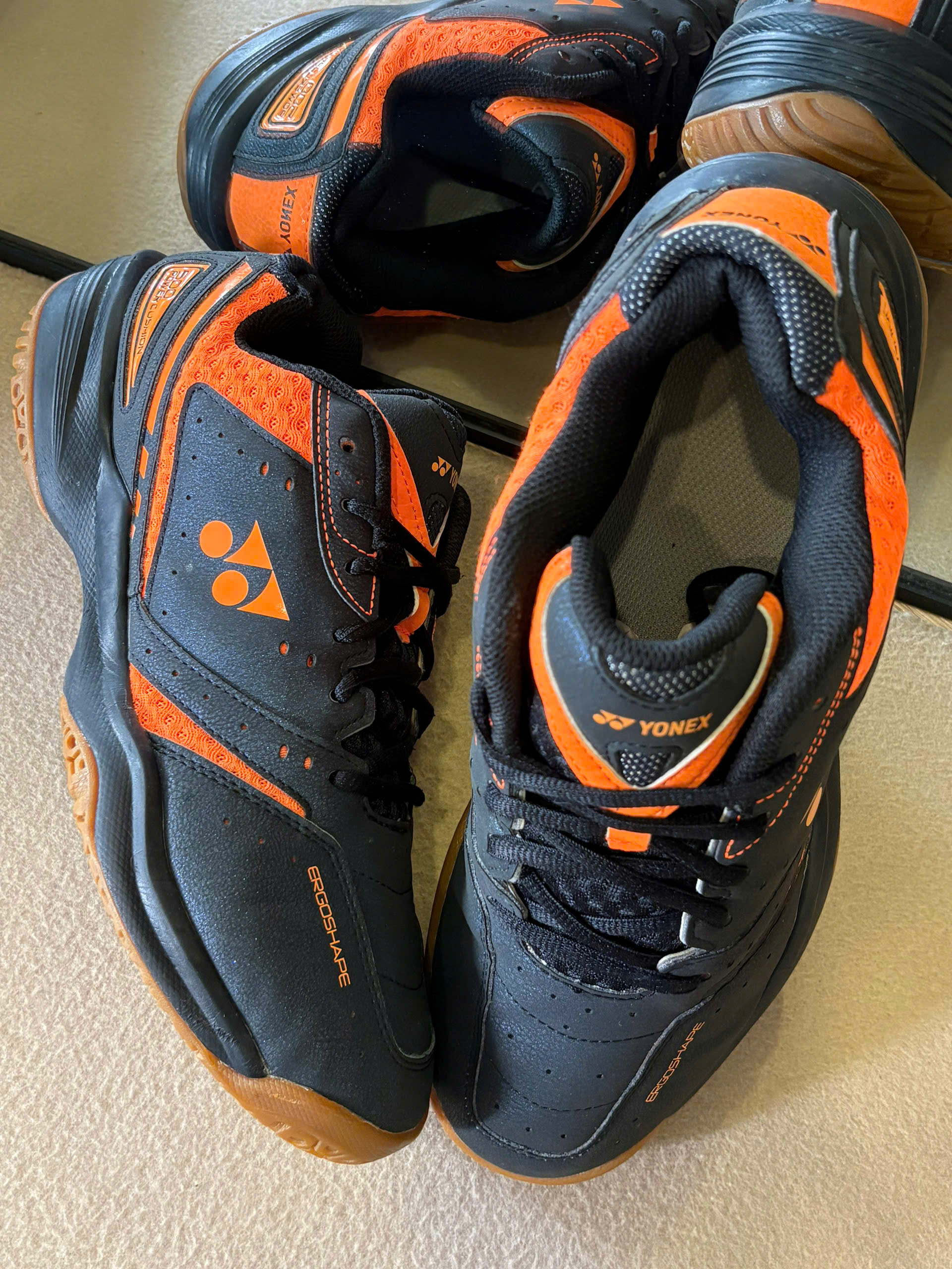Yonex Badminton Shoes SHB-500CR - Black/Orange_thumbnail_7