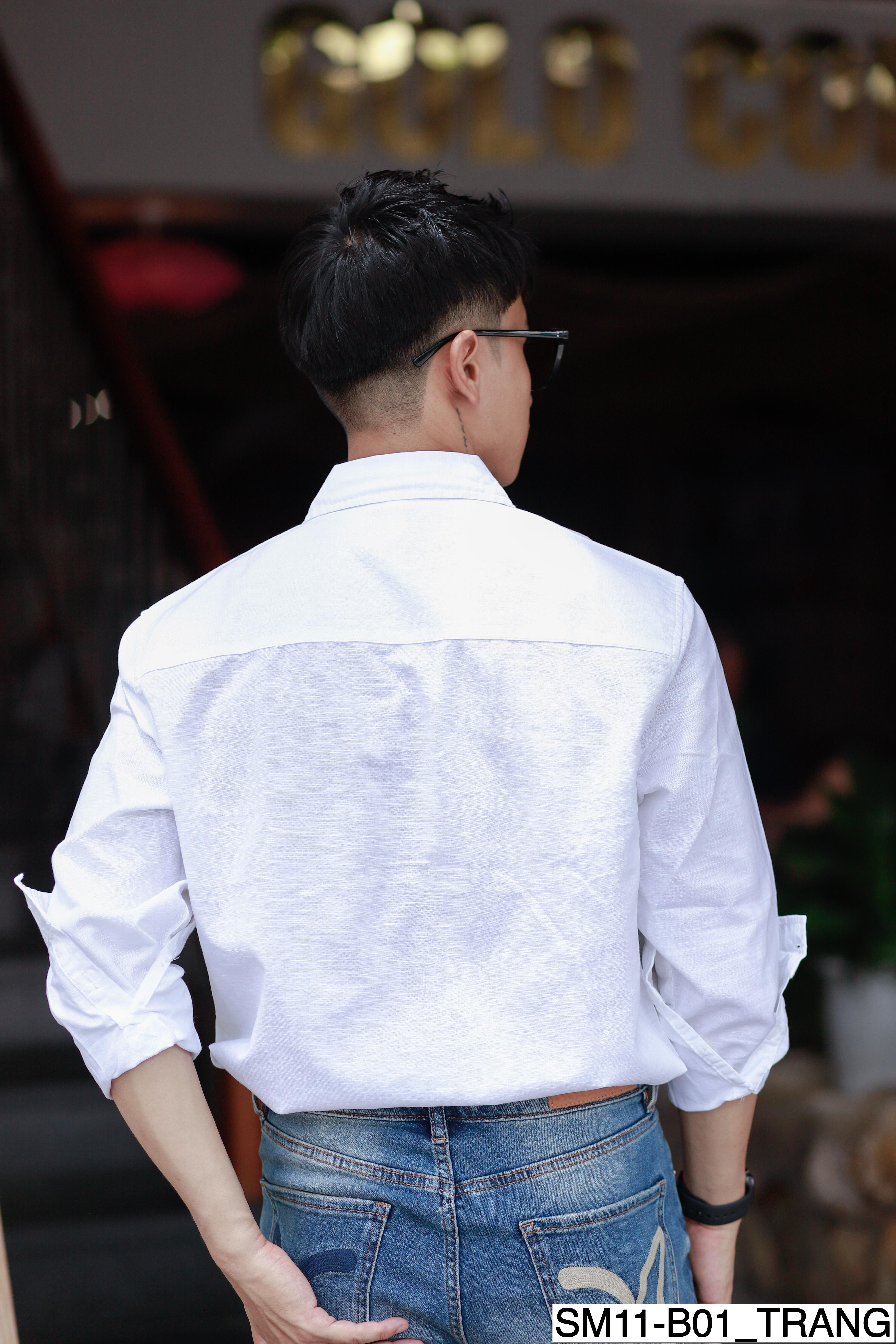 B01 SM11 - Áo sơ mi nam oxford dài tay_thumbnail_5