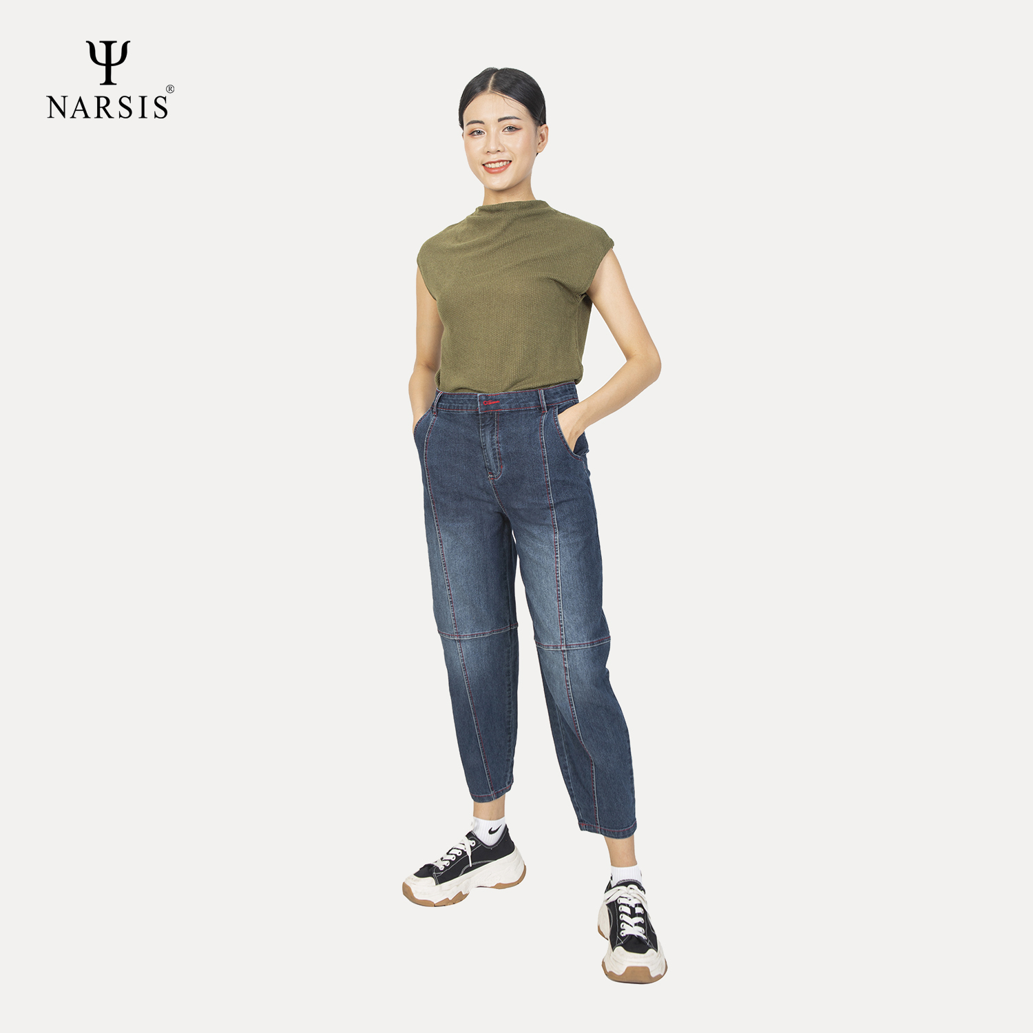 QUẦN NỮ P9027 NARSIS CHẤT LIỆU JEAN BỀN BỈ, CÁ TÍNH, TRẺ TRUNG, THỜI TRANG, TRẺ TRUNG, THỜI TRANG_thumbnail_2