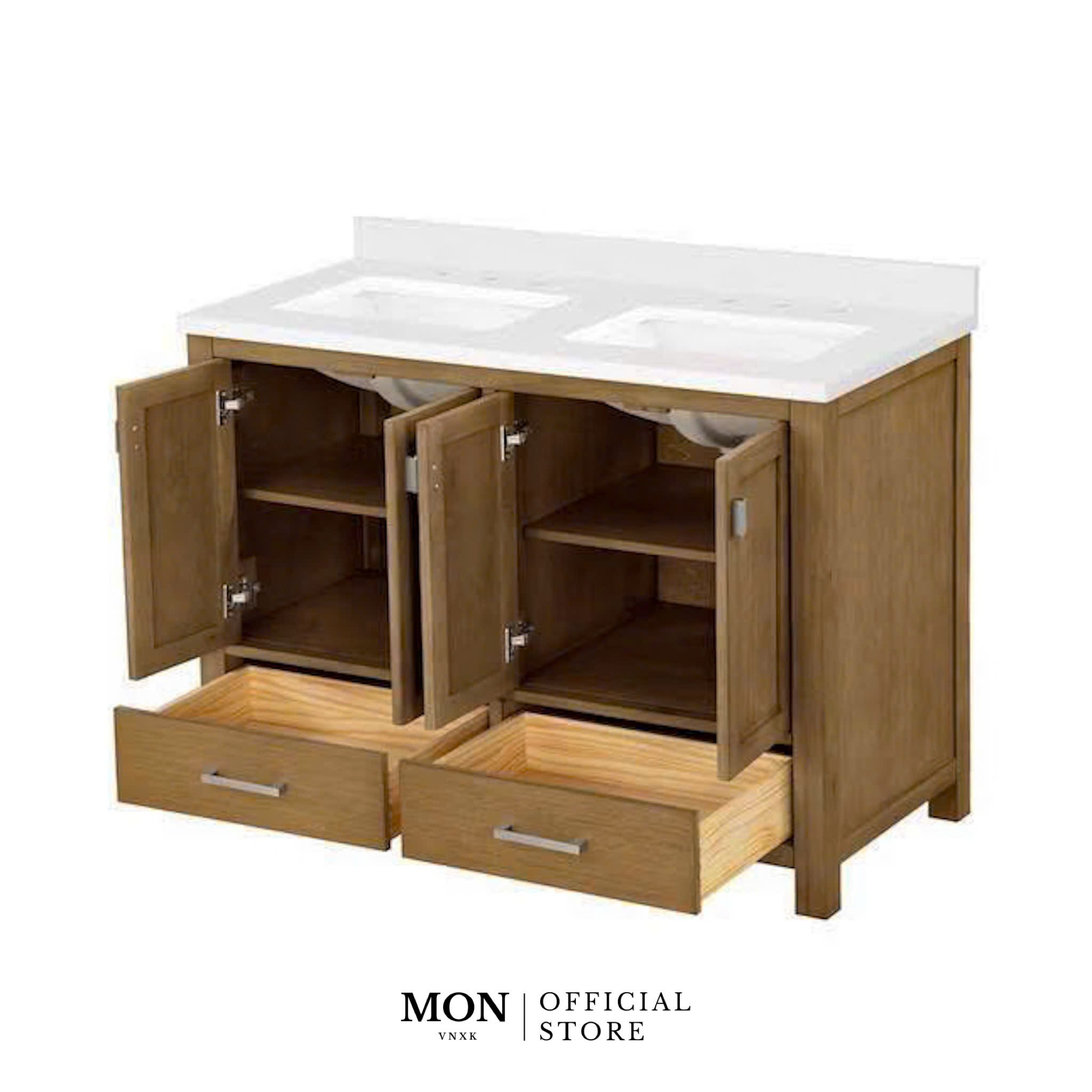 TỦ LAVABO ALLEN & ROTH 48 inch RONALD 48-IN ALMOND TOFFEE_thumbnail_1