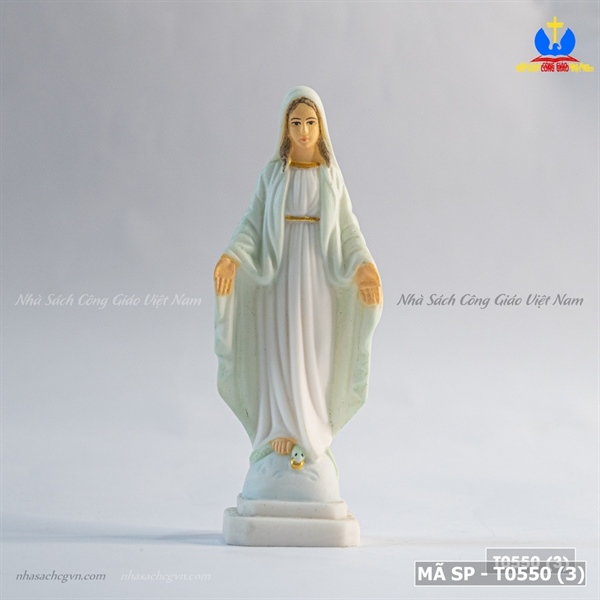Tượng sứ Mẹ ban ơn 13cm màu_thumbnail_1