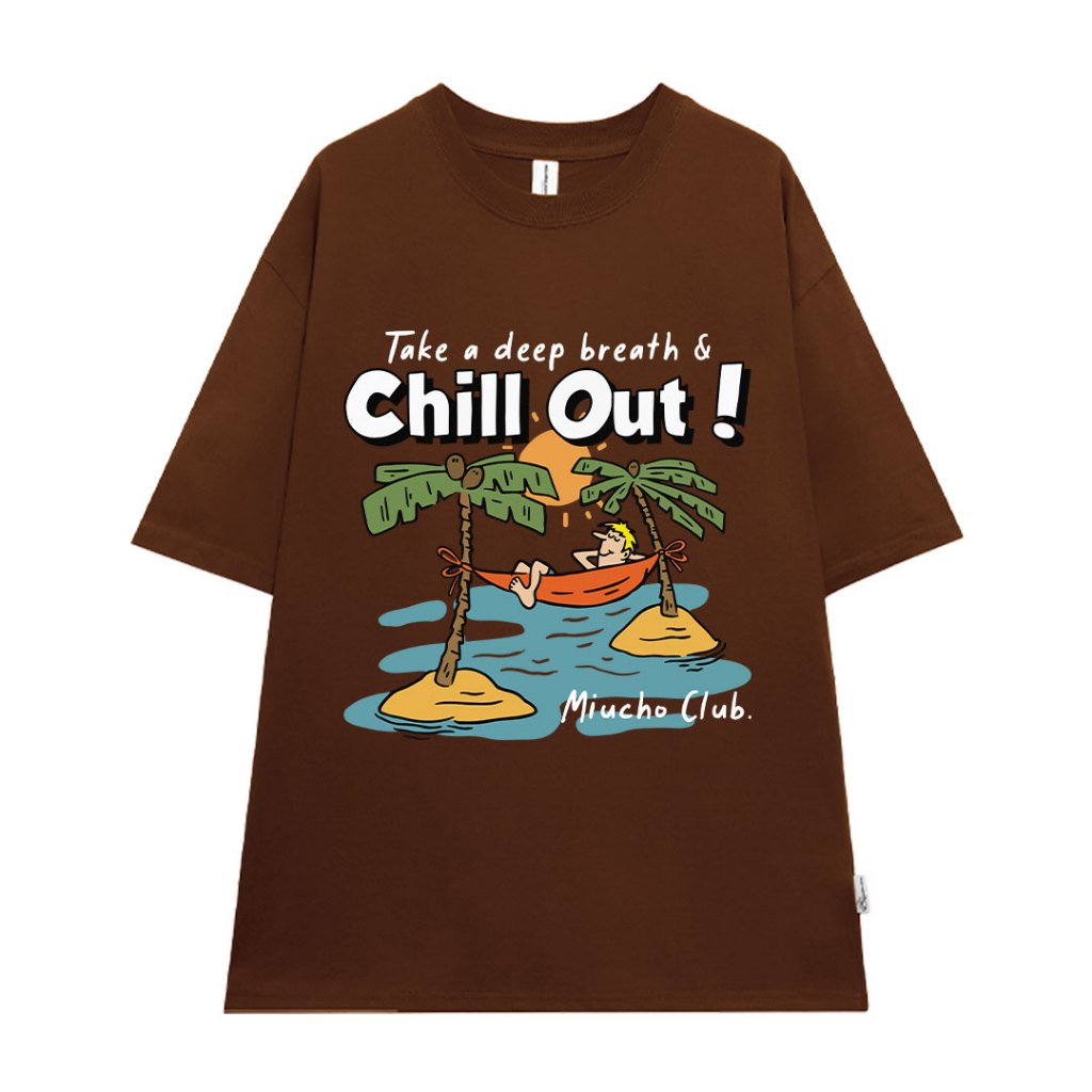 Áo thun nam form rộng ATD1145 Miucho Man tay ngắn thoáng mát cổ tròn in mix BST hè biển_thumbnail_16