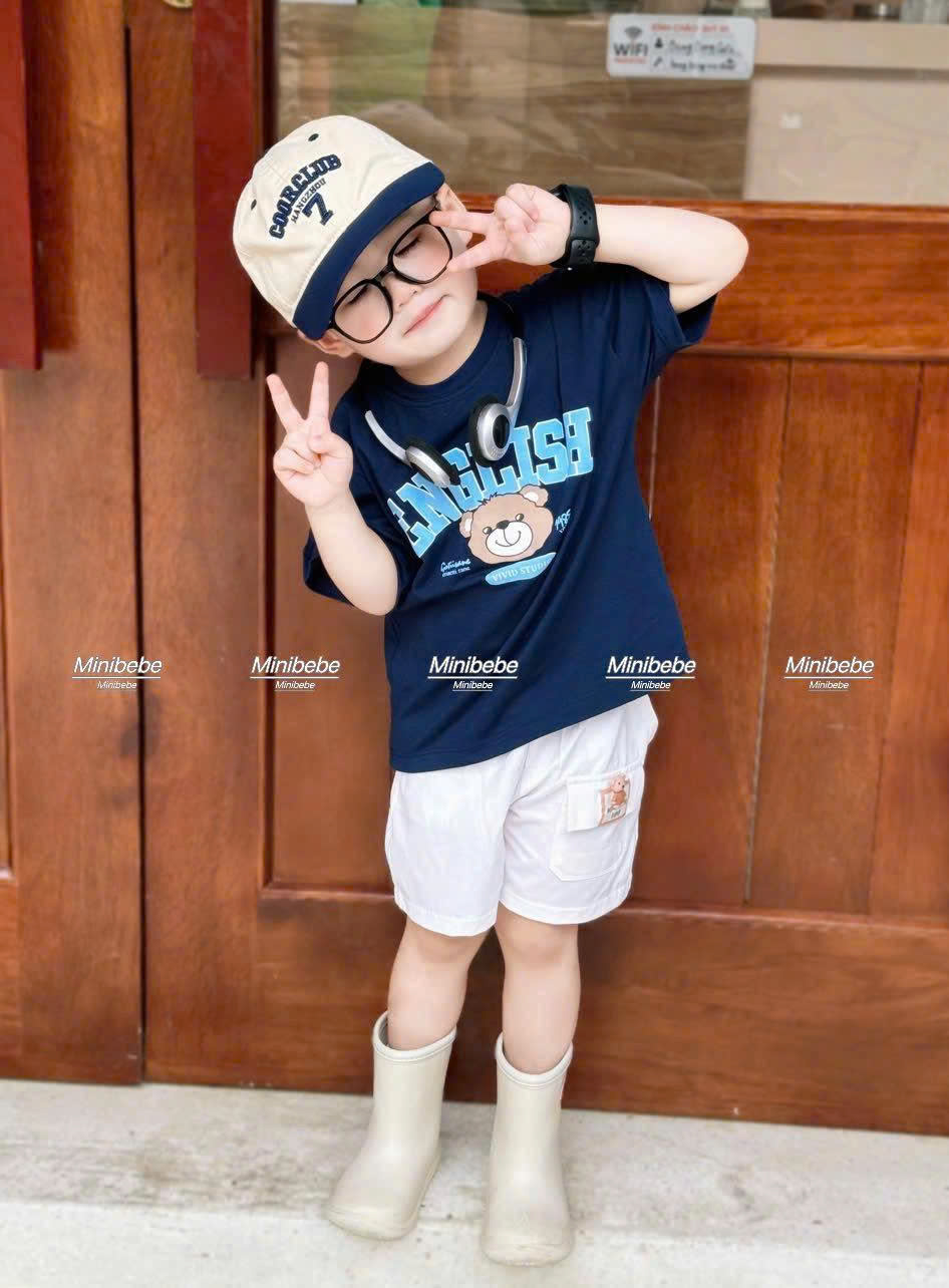 R77 SET 3 ÁO CỘC TAY ENGLISH- A106.230