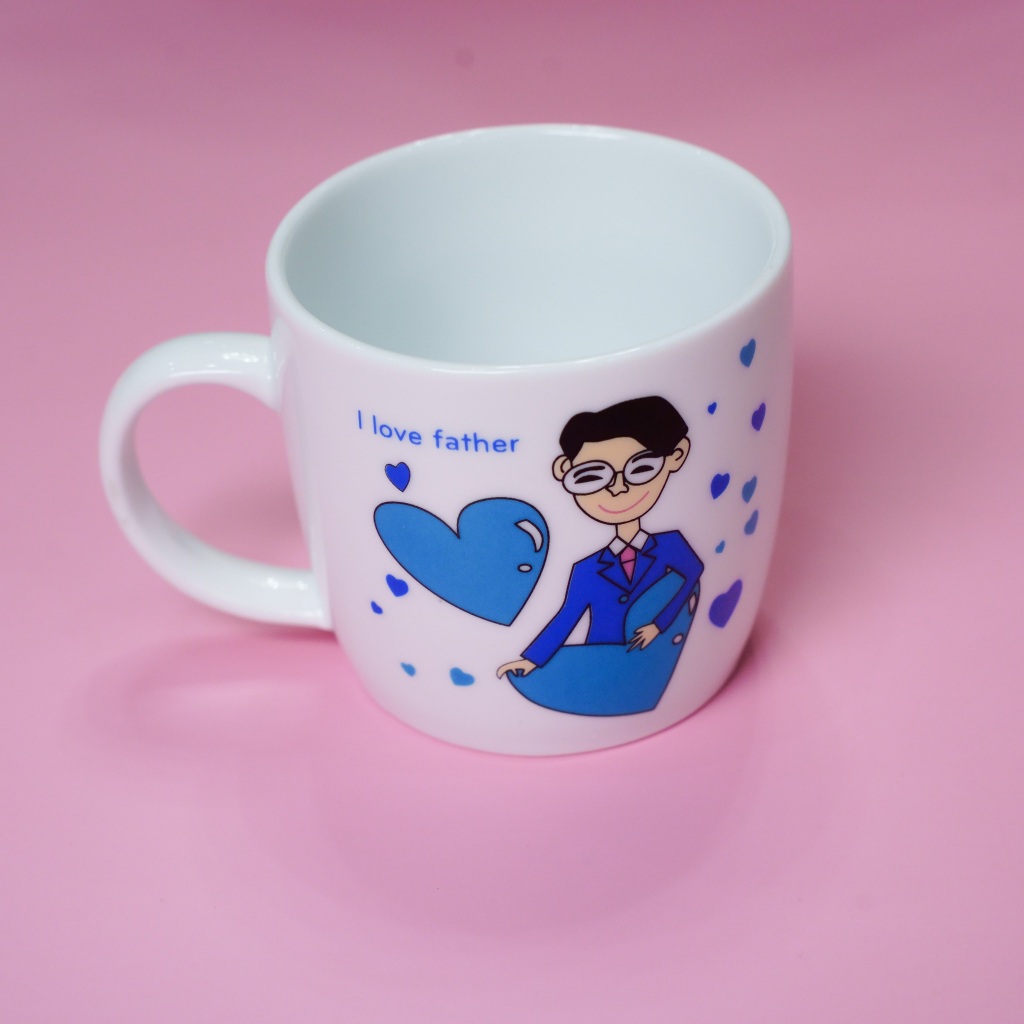 Bộ Cốc Sứ Ly Nước Gia Đình Family Cao Cấp Bát Tràng Men Trắng