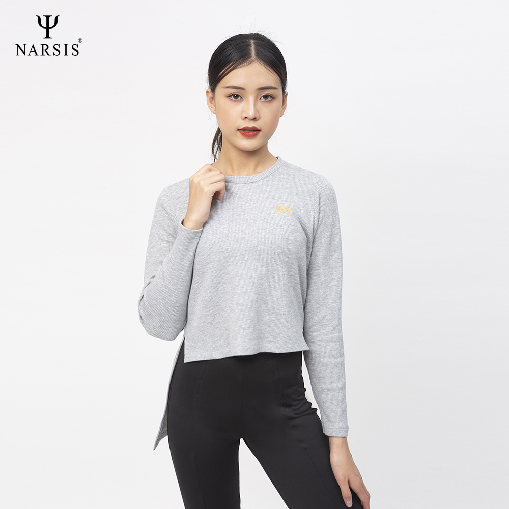 ÁO THU ĐÔNG NỮ L0033 NARSIS VẢI LEN COTTON ẤM ÁP, THOÁNG MÁT, GIỮ ẤM TỐT, MỀM MẠI_thumbnail_2