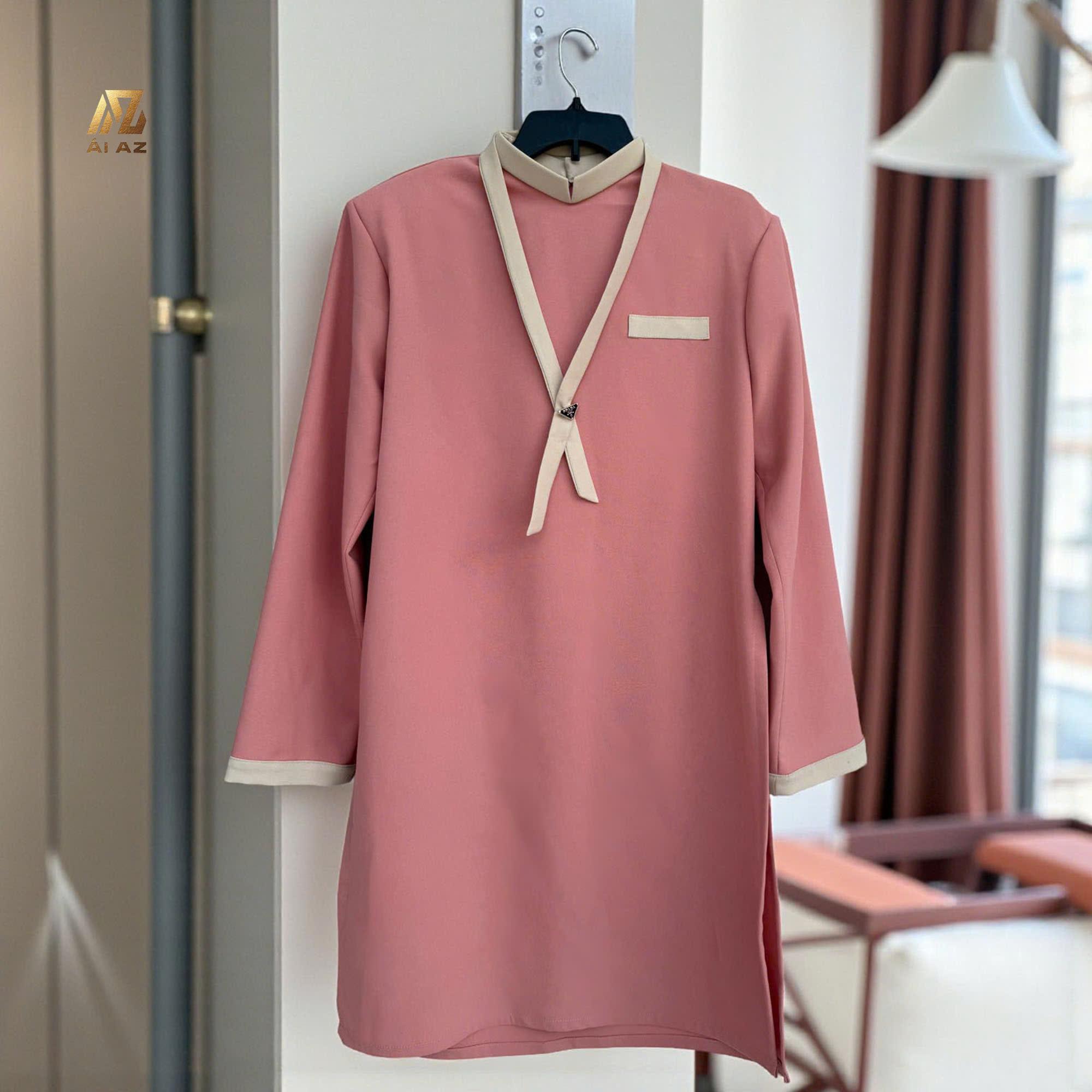 Áo Dài Nam Cách Tân Vải Cotton Hàn Mềm Mát - Mặc Tết, Chụp Ảnh, Boy Phố, Cưới Hỏi - Trẻ Trung KT02