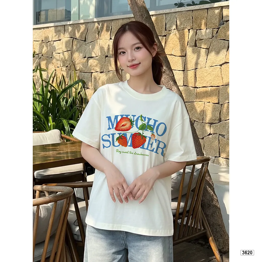 Áo thun boxy unisex Miucho Summer tôn dáng 3620_thumbnail_3