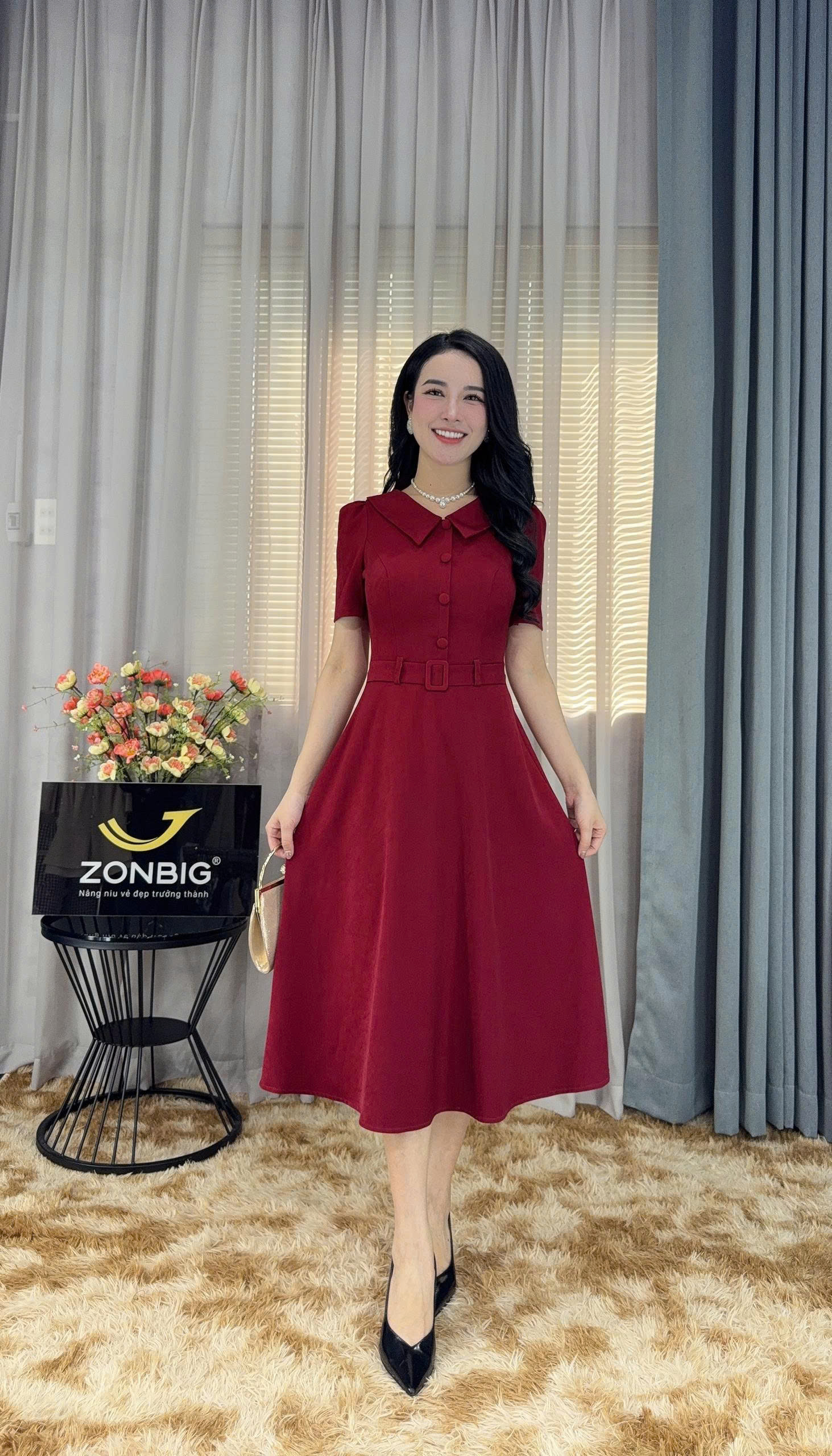 Đầm xoè - Y2096 - Thương hiệu Zonbig