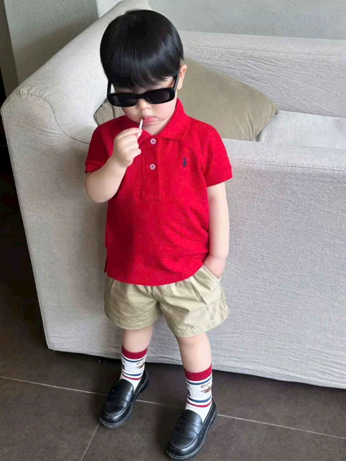 T21 BỘ POLO NGỰA ĐEN 2 MÀU- A117.1759