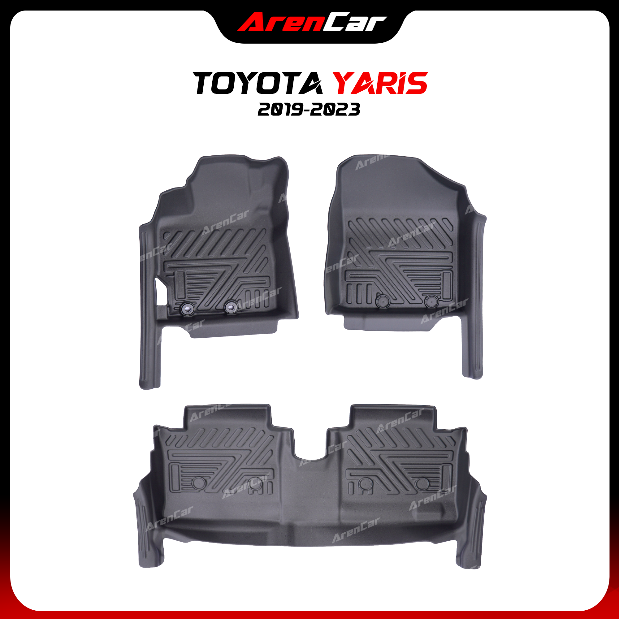[Aren Car] Thảm Lót Sàn Ô Tô TPE Nhựa Đúc Toyota Yaris_thumbnail_19