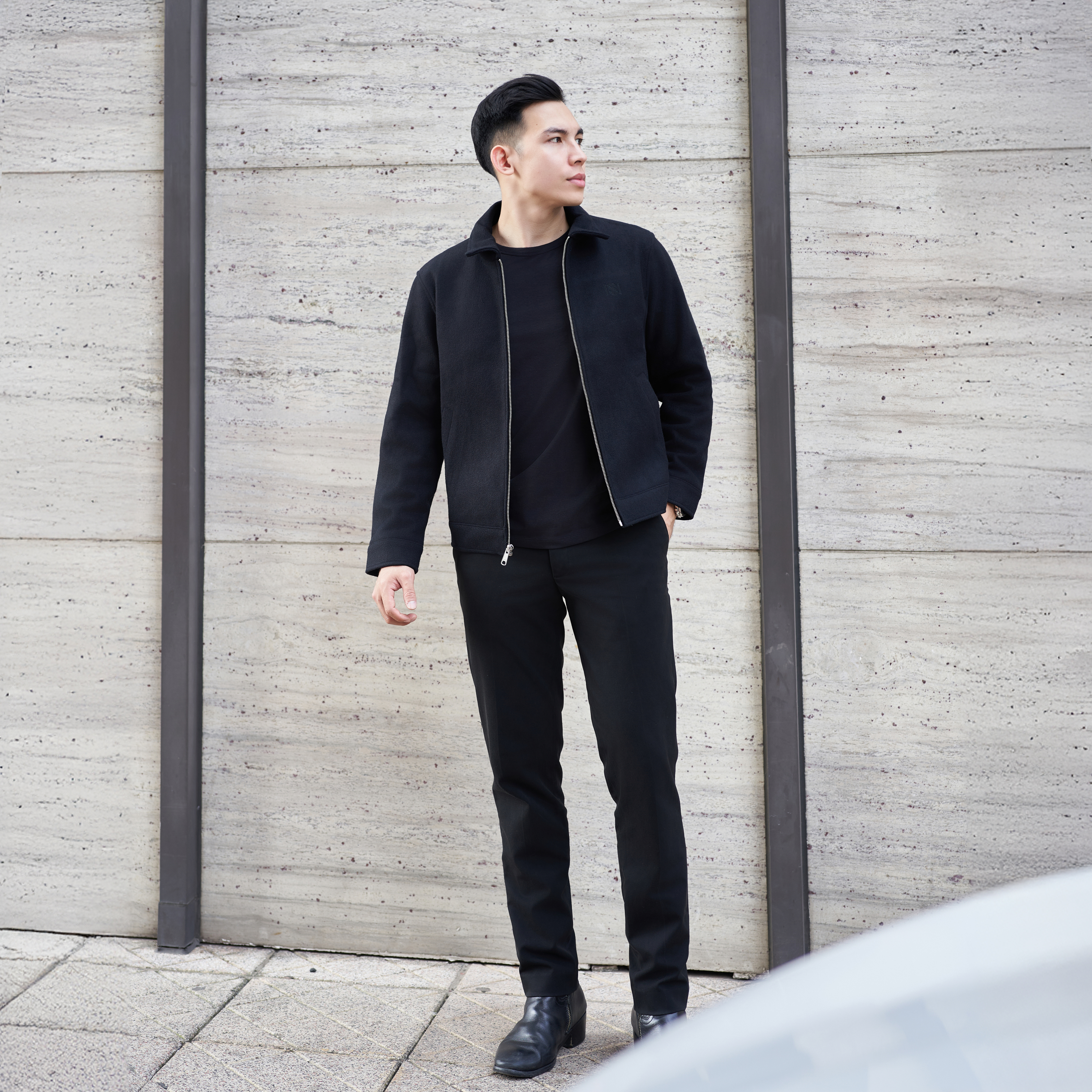 Áo khoác dạ nam Narsis D24009 chất liệu cao cấp, kiểu dáng cổ điển, lịch lãm.