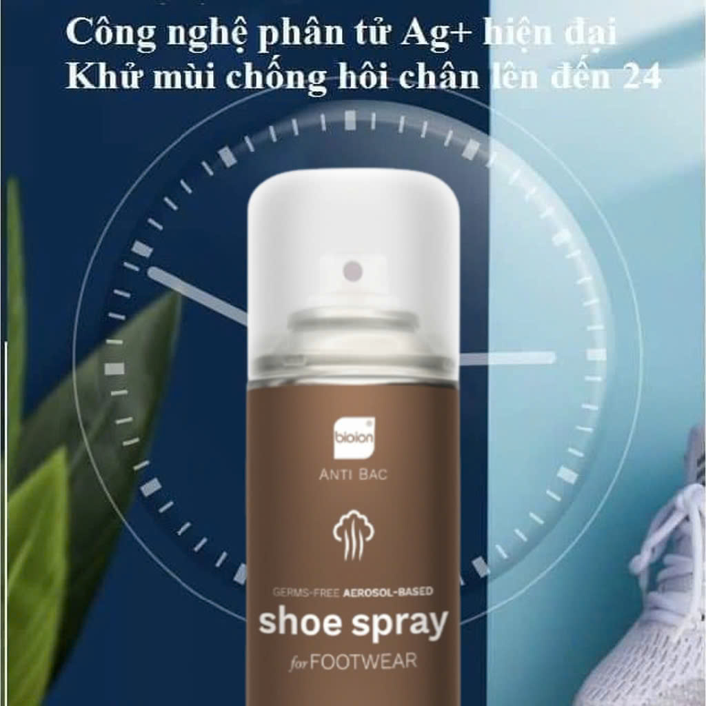 Chai Xịt Khử Mùi Sạch Khuẩn Cho Giày BIOION 200ML_thumbnail_4